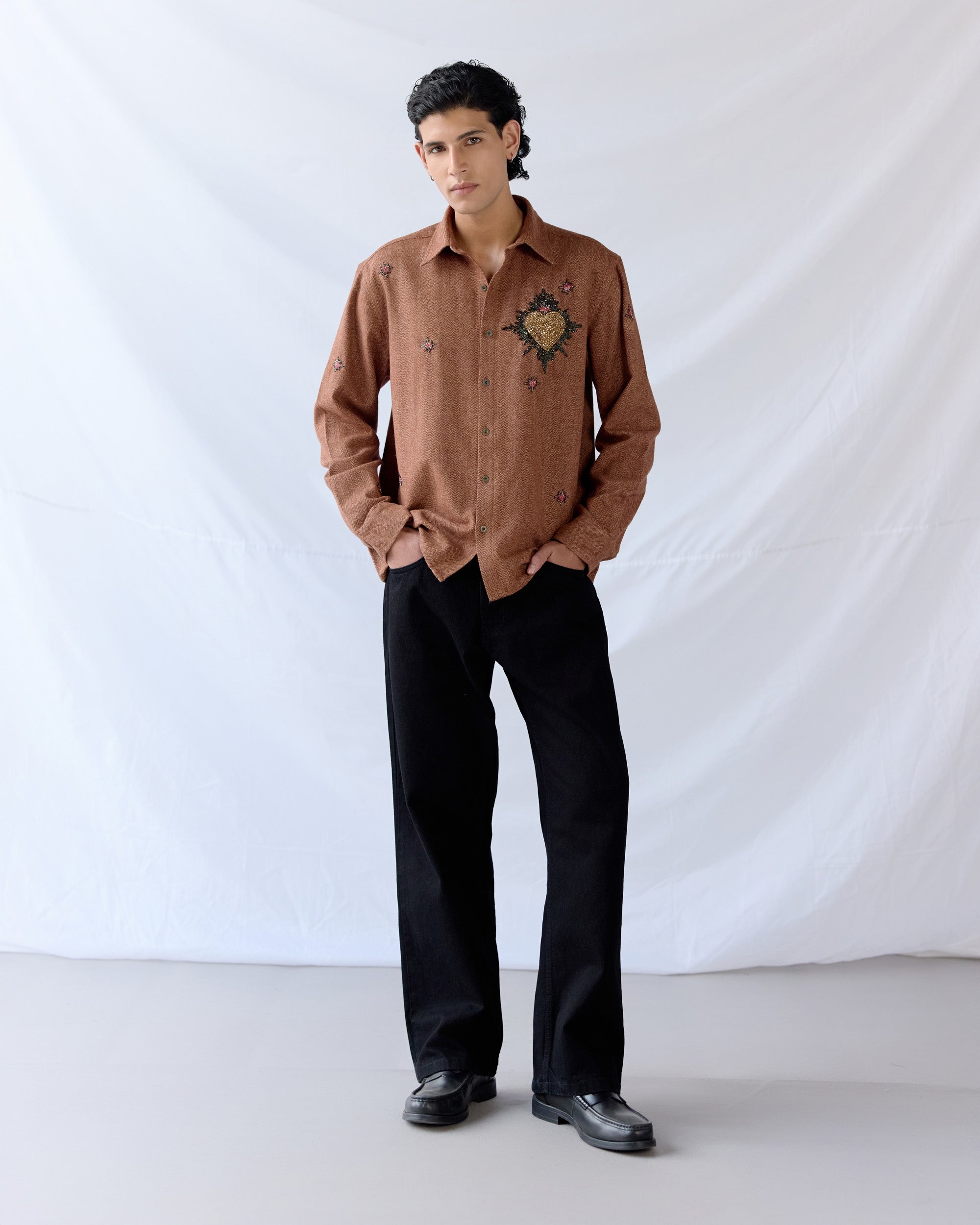 Sacred Heart wool shirt