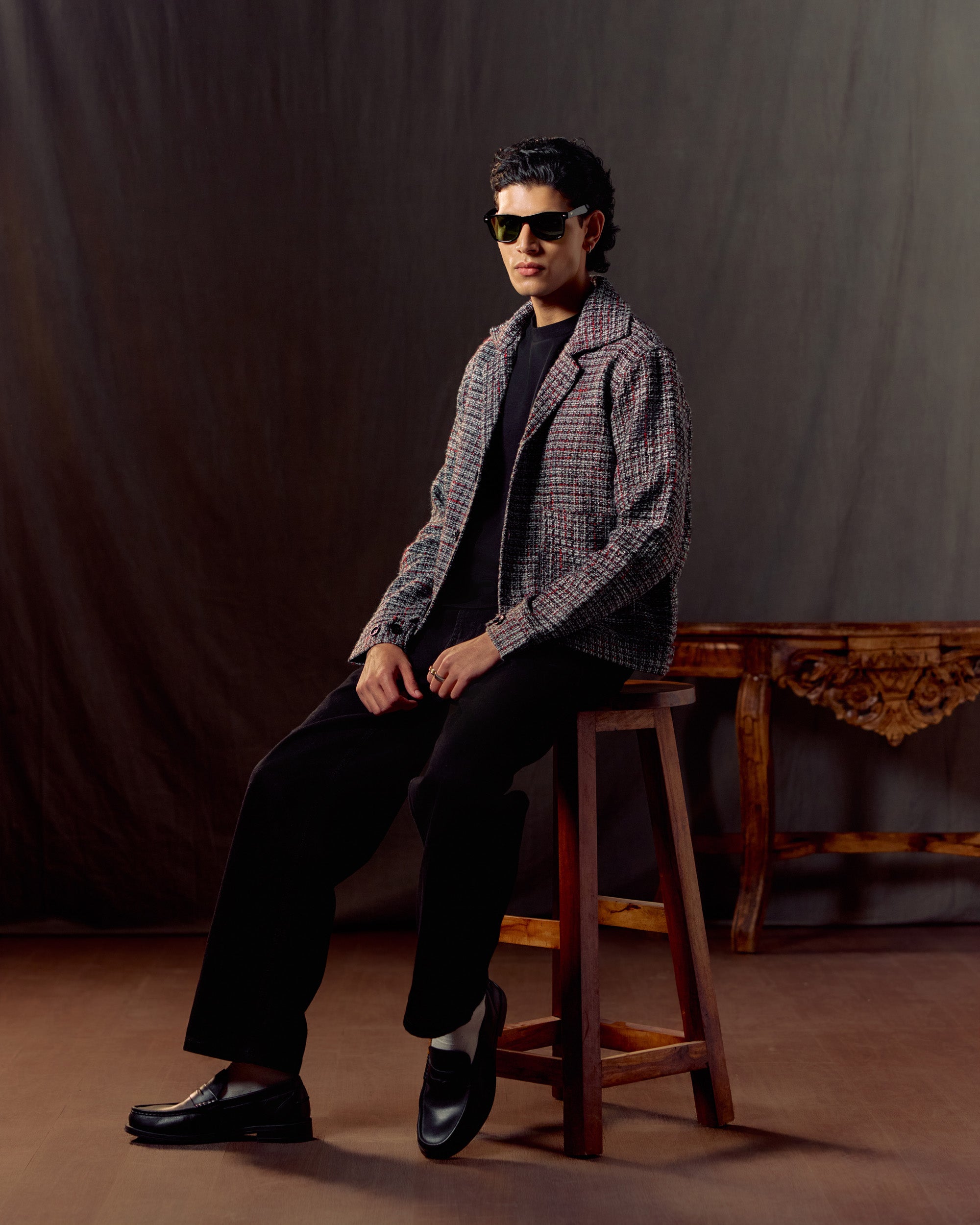 Midnight Jazz Tweed Jacket