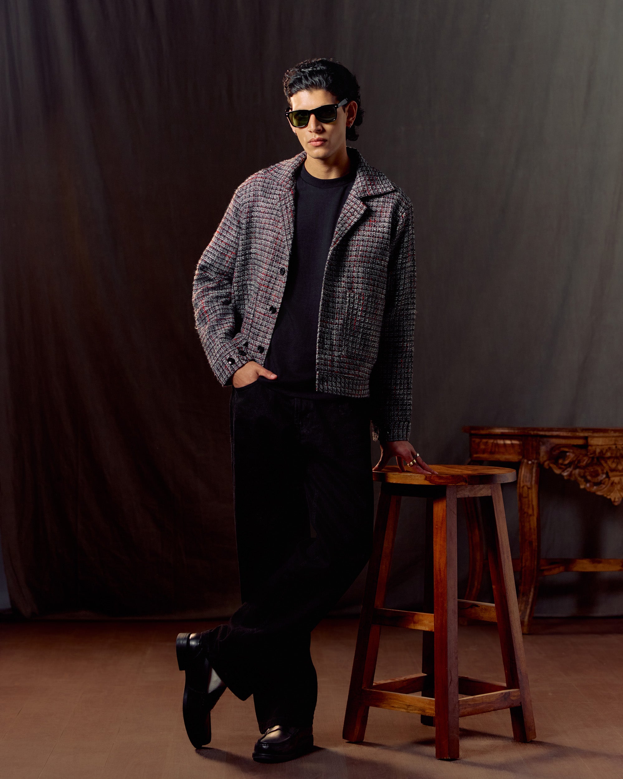 Midnight Jazz Tweed Jacket