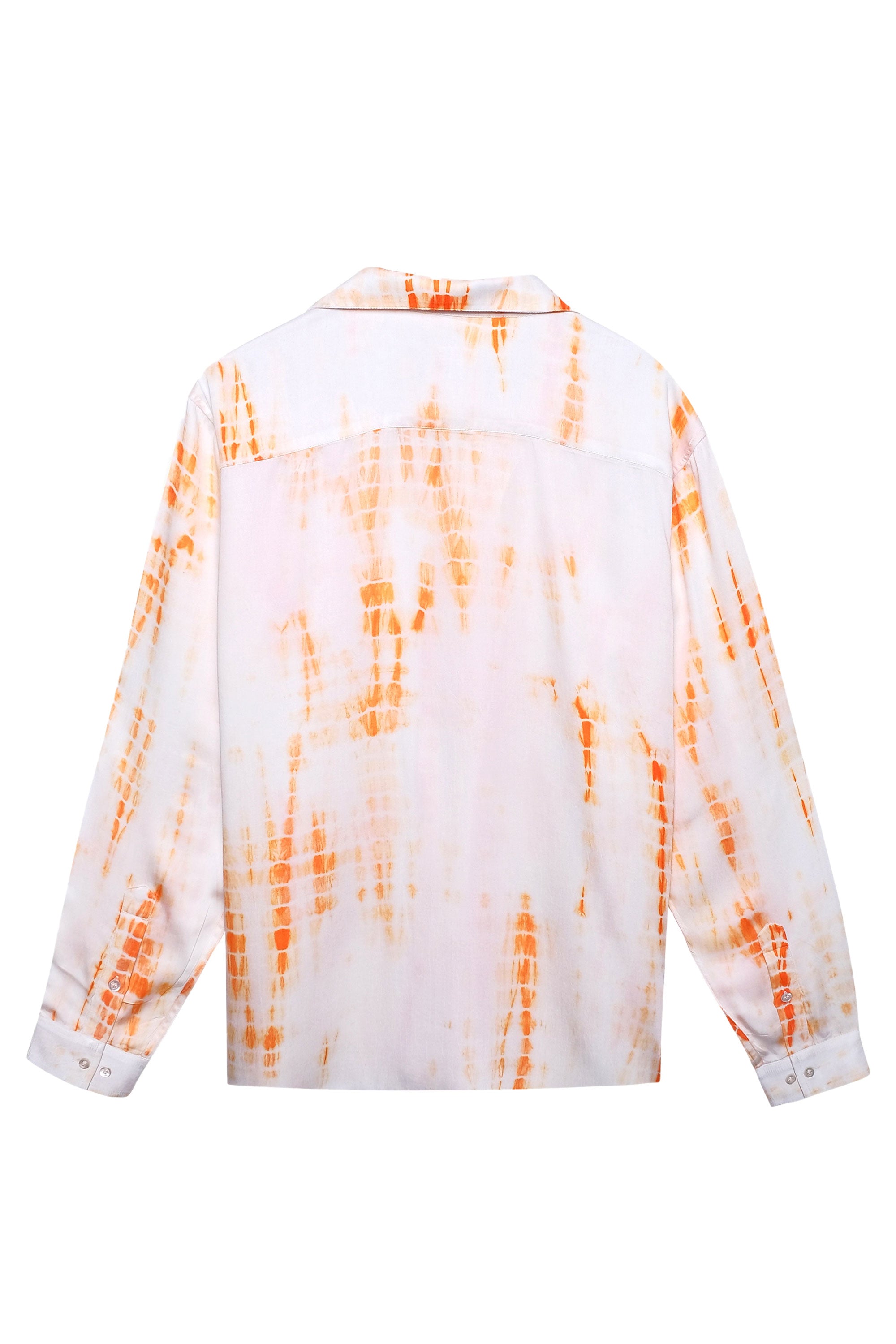 "Orange Shibori" shirt