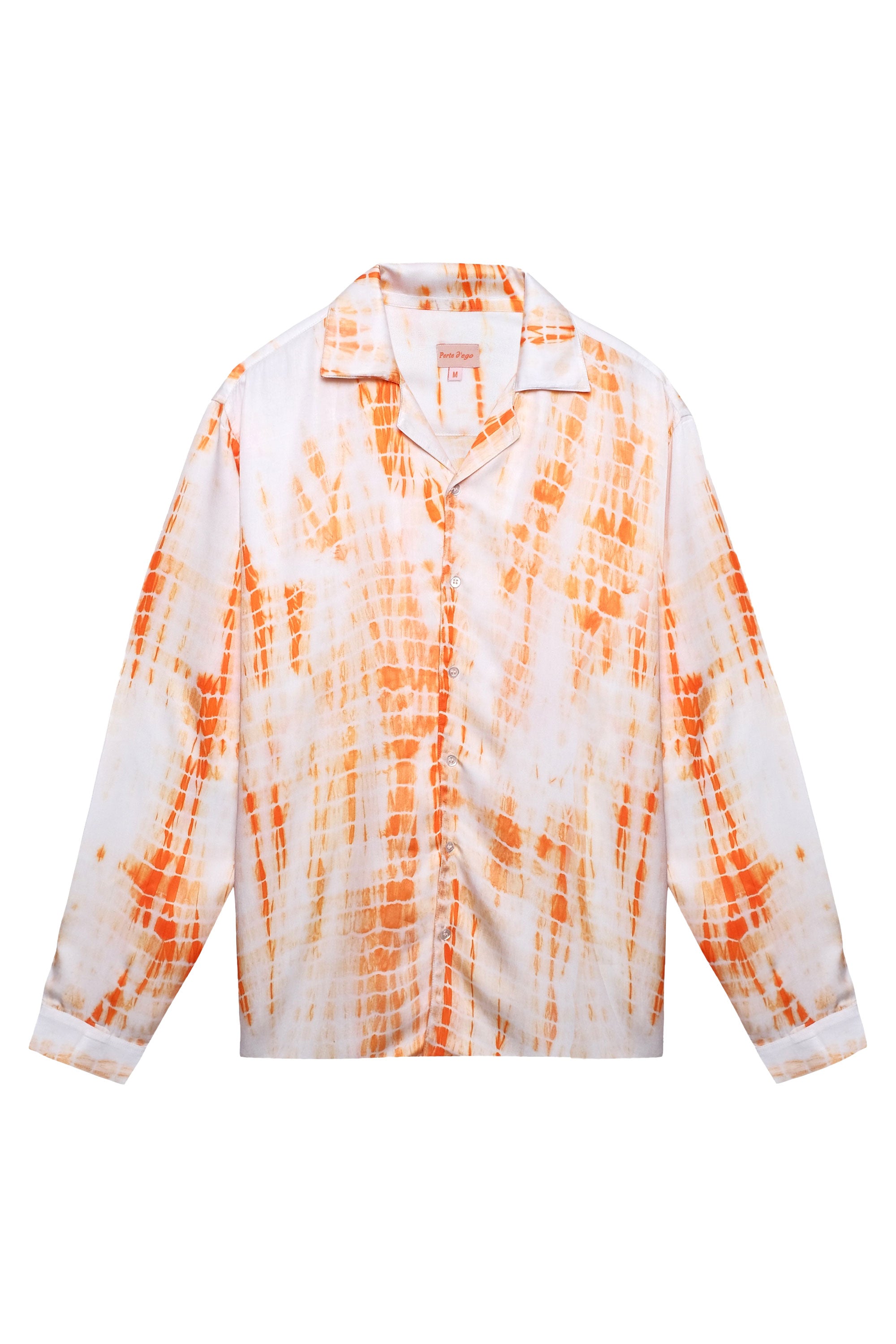 "Orange Shibori" shirt