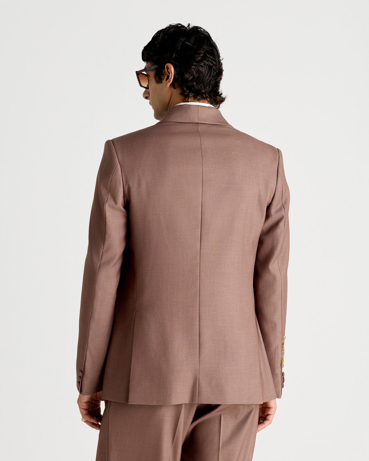 “The Gilded Dusk” Hand Embroidered Blazer