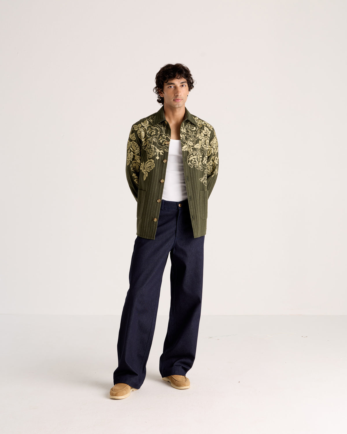 Raw Indigo straight fit jeans