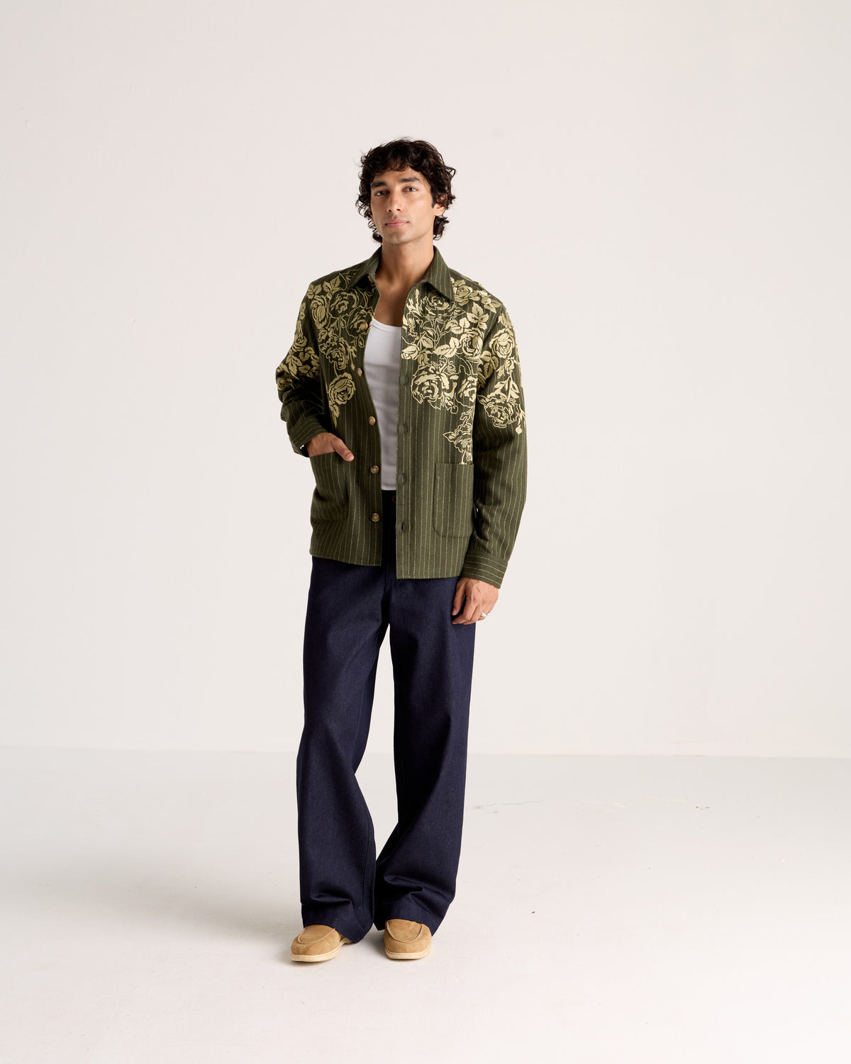 Raw Indigo straight fit jeans