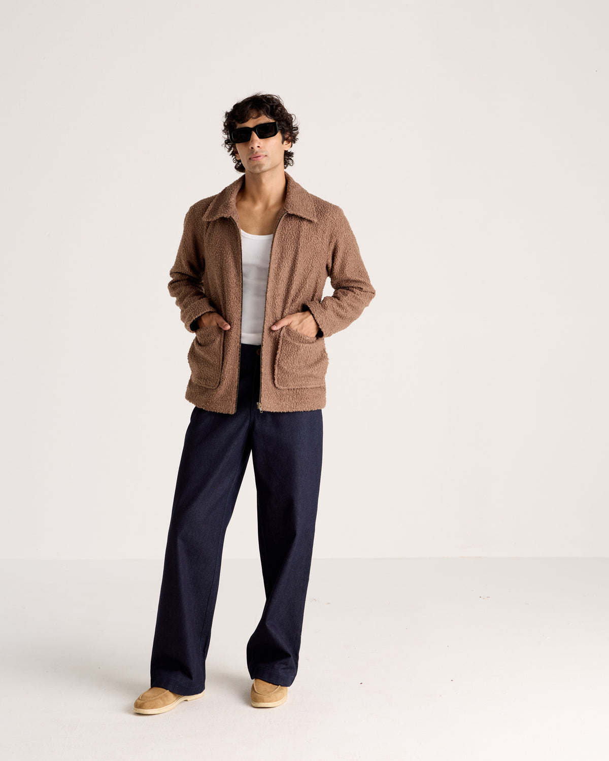 "Le Cortina" Sherpa Zip Jacket