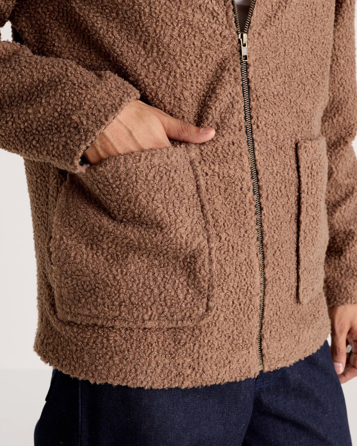 "Le Cortina" Sherpa Zip Jacket