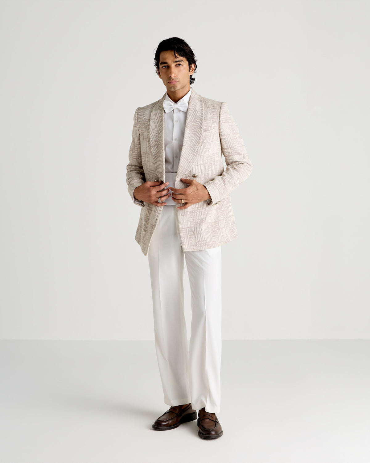 Villa Bianca Double-Breasted Blazer