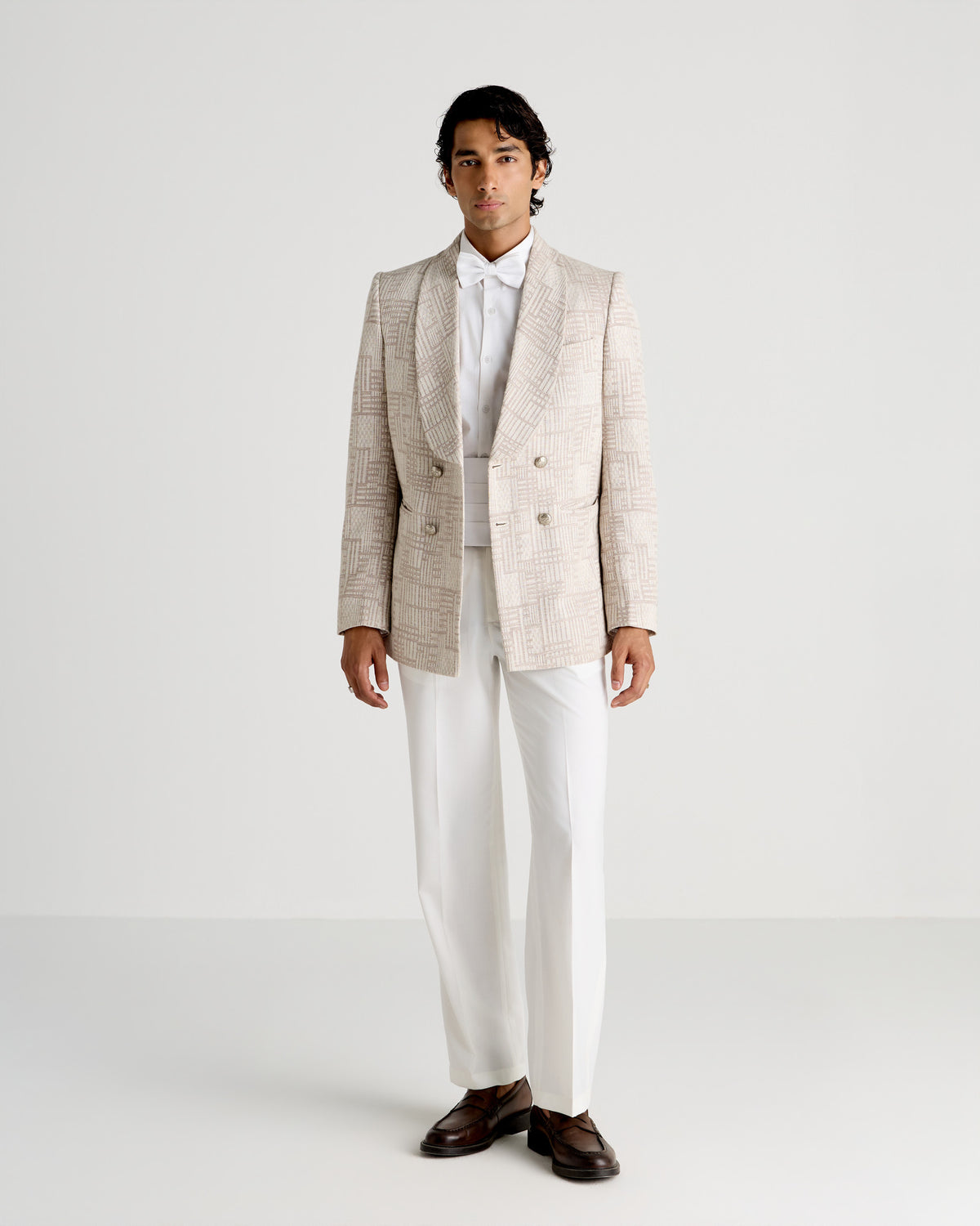 Villa Bianca Double-Breasted Blazer