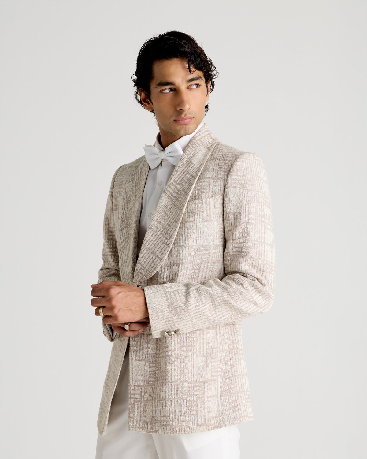 Villa Bianca Double-Breasted Blazer
