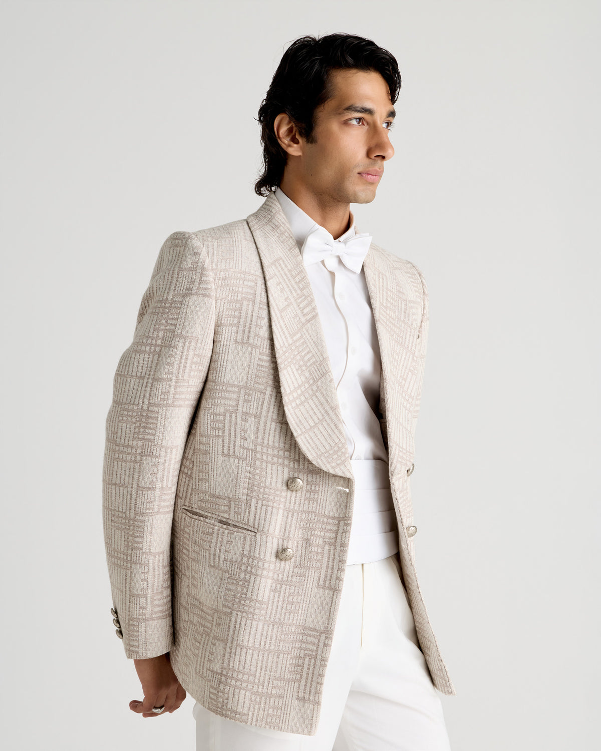 Villa Bianca Double-Breasted Blazer