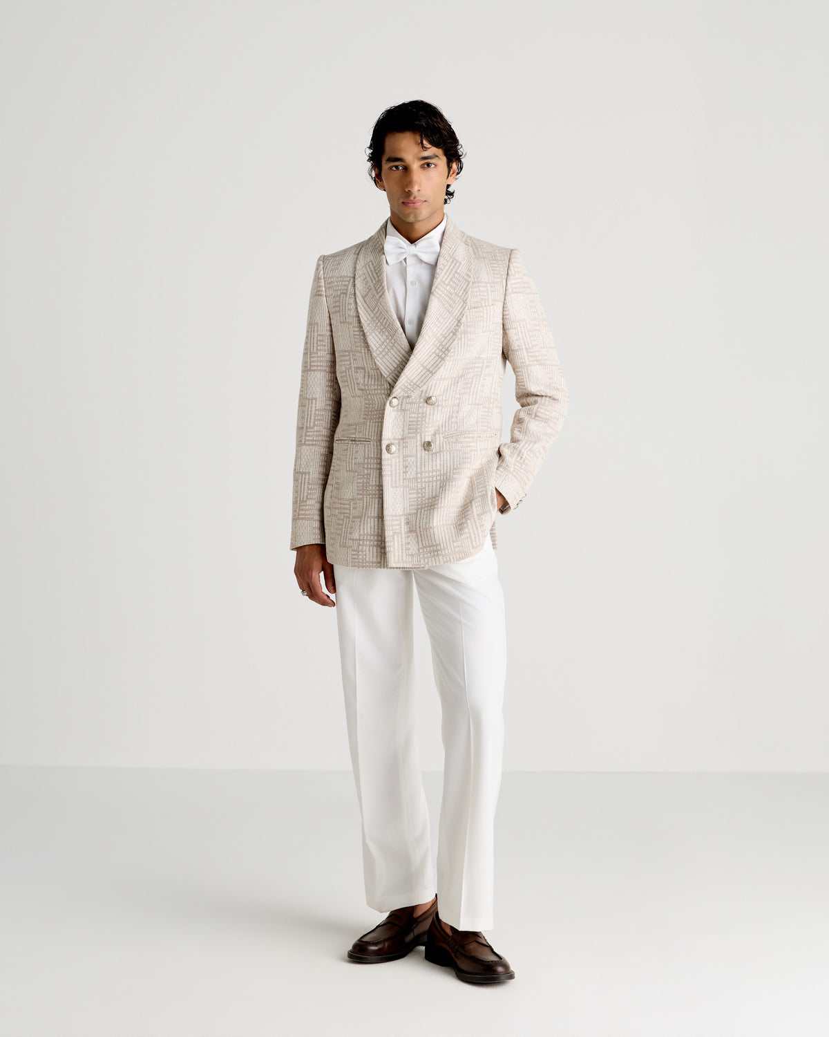Villa Bianca Double-Breasted Blazer