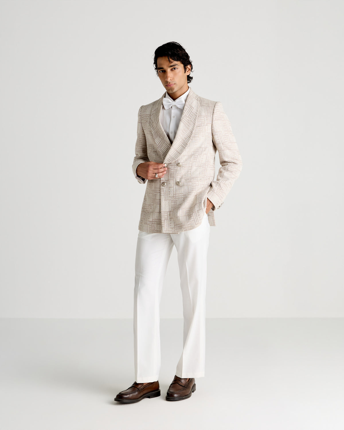 Villa Bianca Double-Breasted Blazer