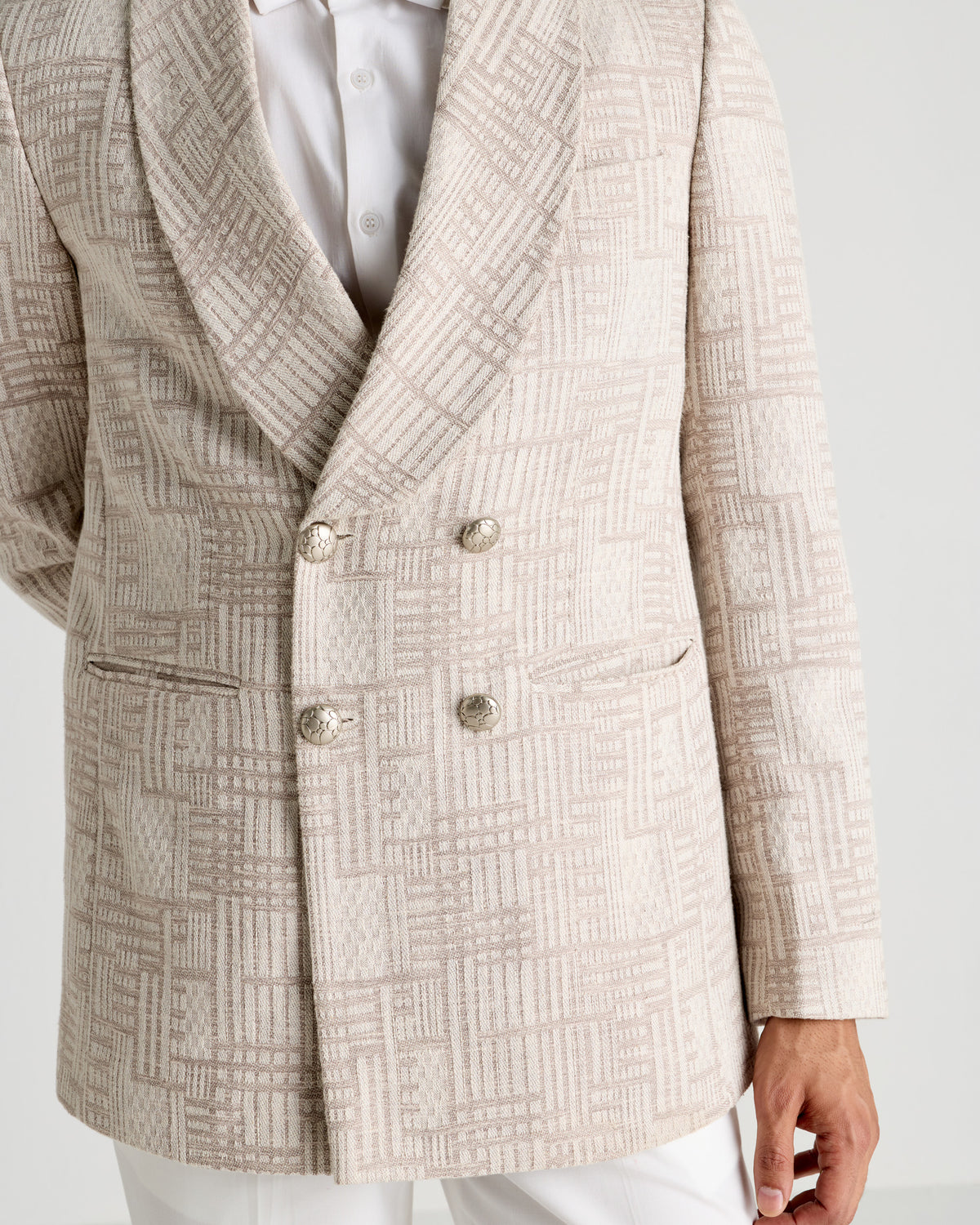 Villa Bianca Double-Breasted Blazer