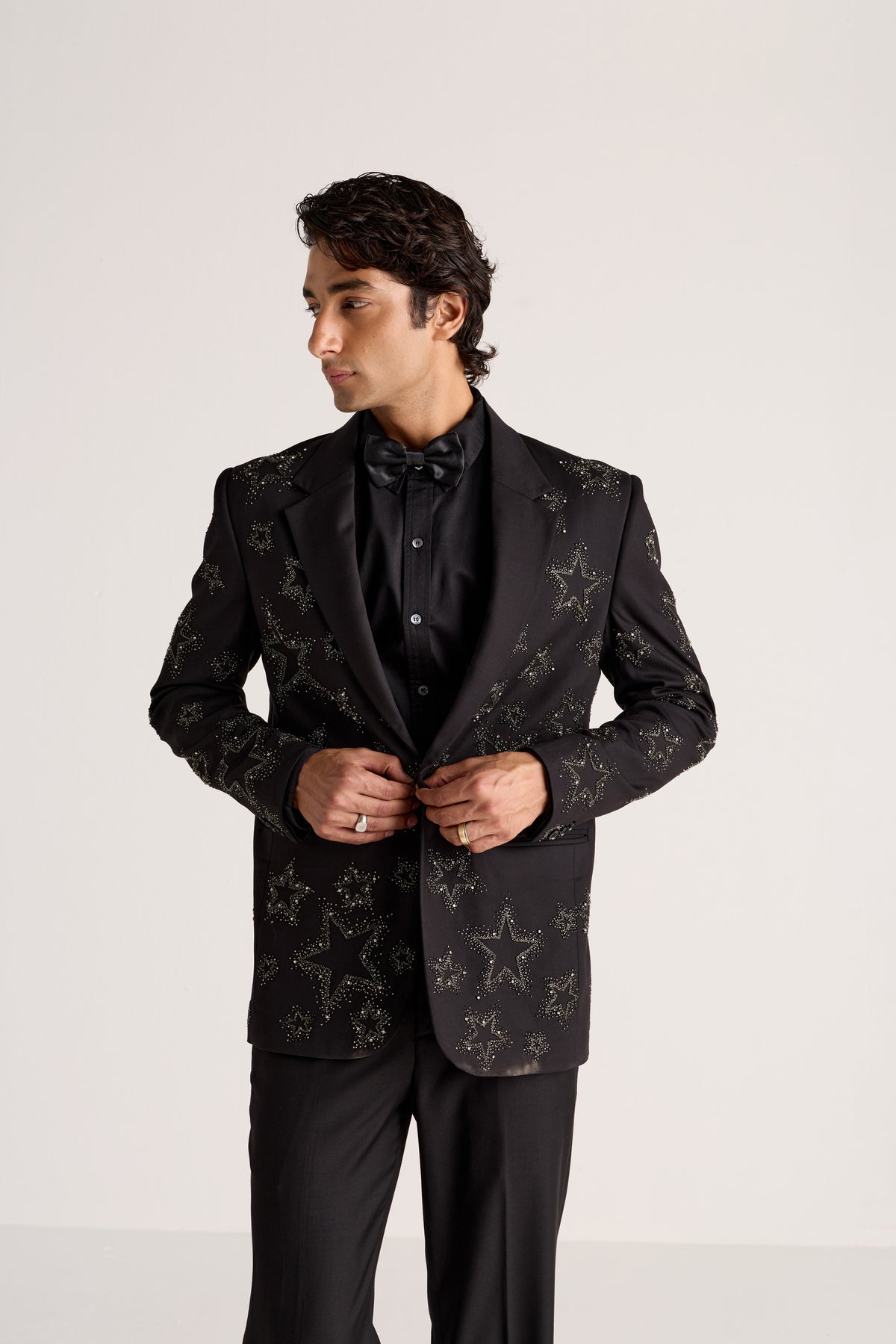 "Showstopper" Hand-Embroidered Blazer
