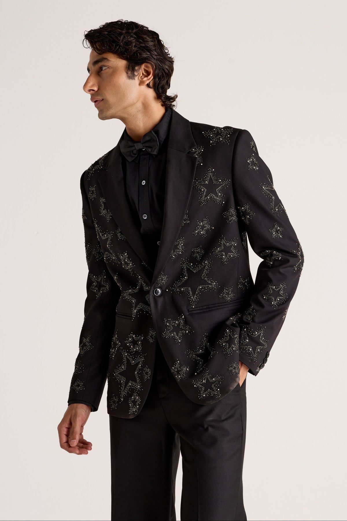 "Showstopper" Hand-Embroidered Blazer