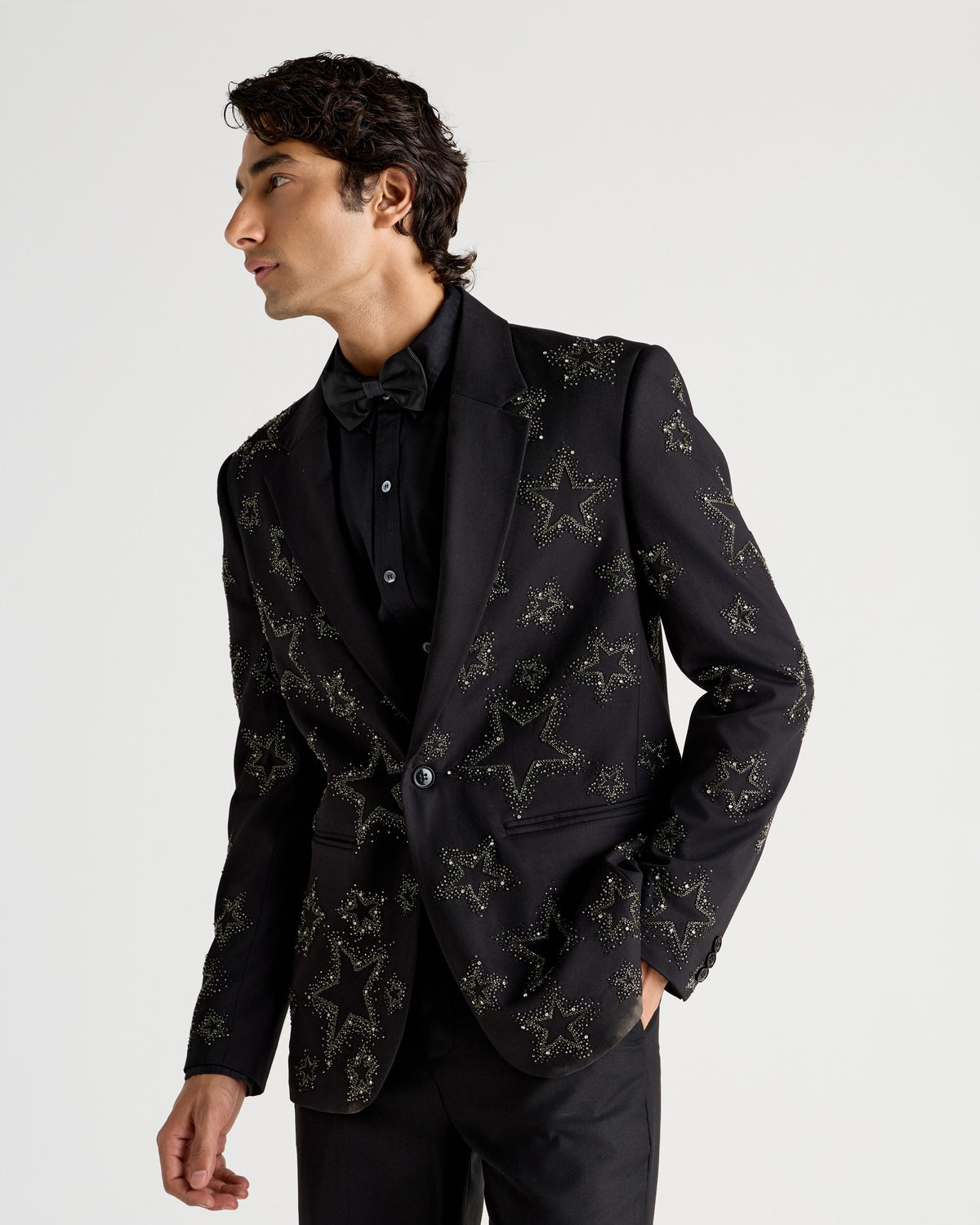 "Showstopper" Hand-Embroidered Blazer