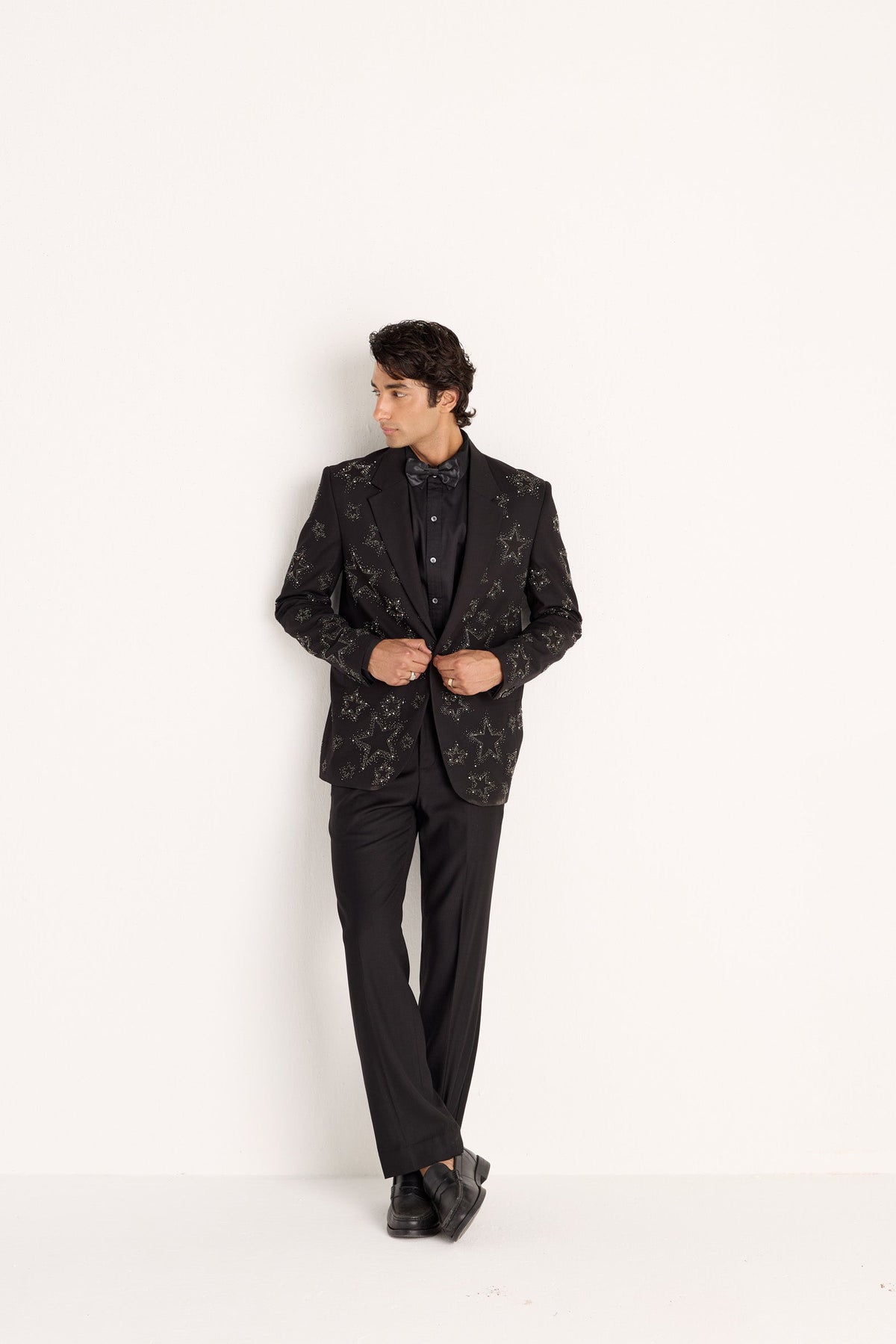 "Showstopper" Hand-Embroidered Blazer