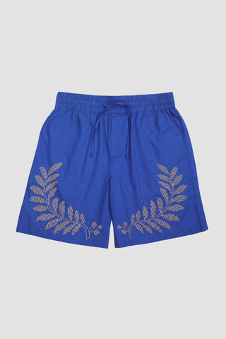 Athens embroidered shorts
