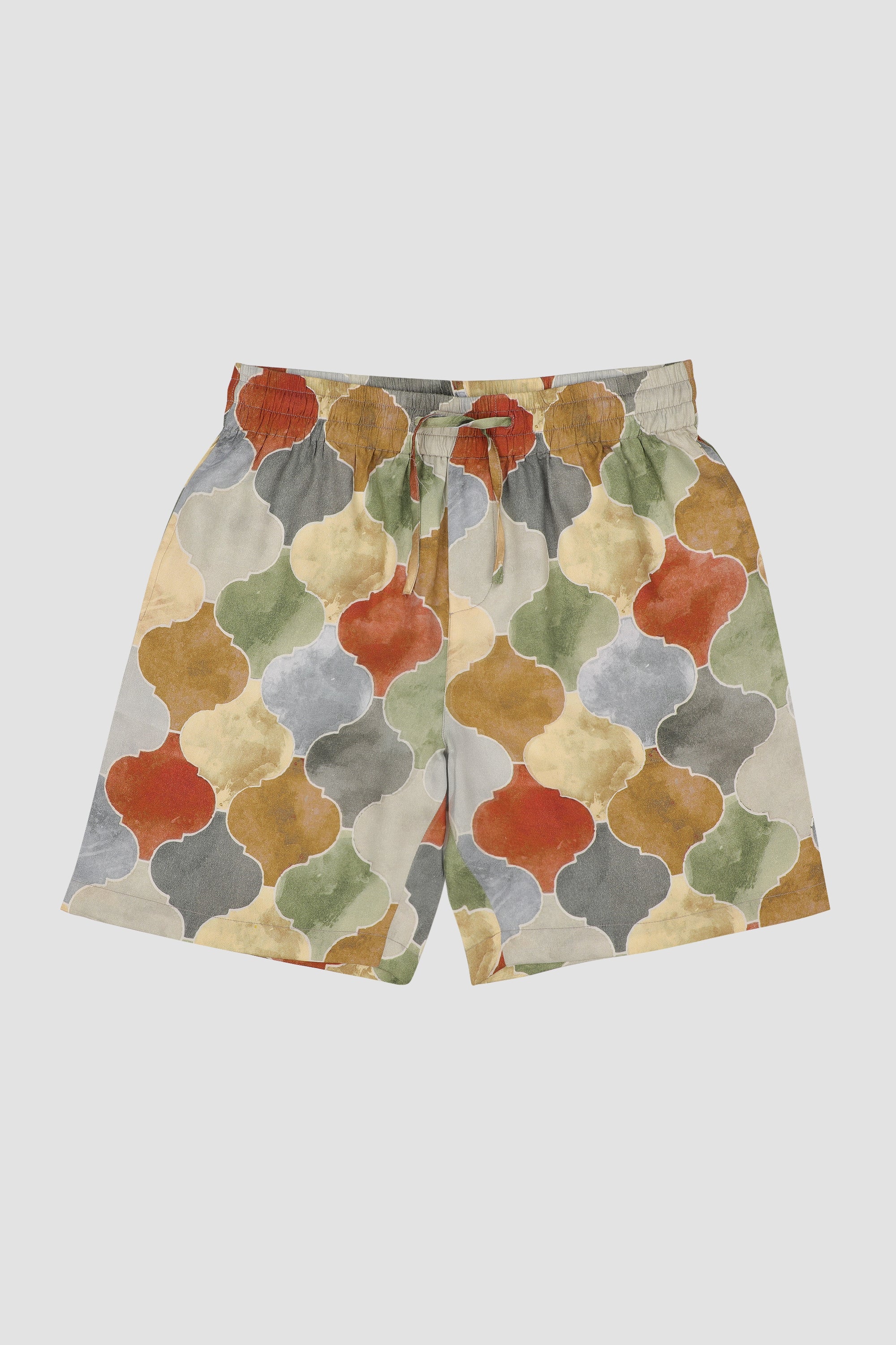 Tiles print shorts