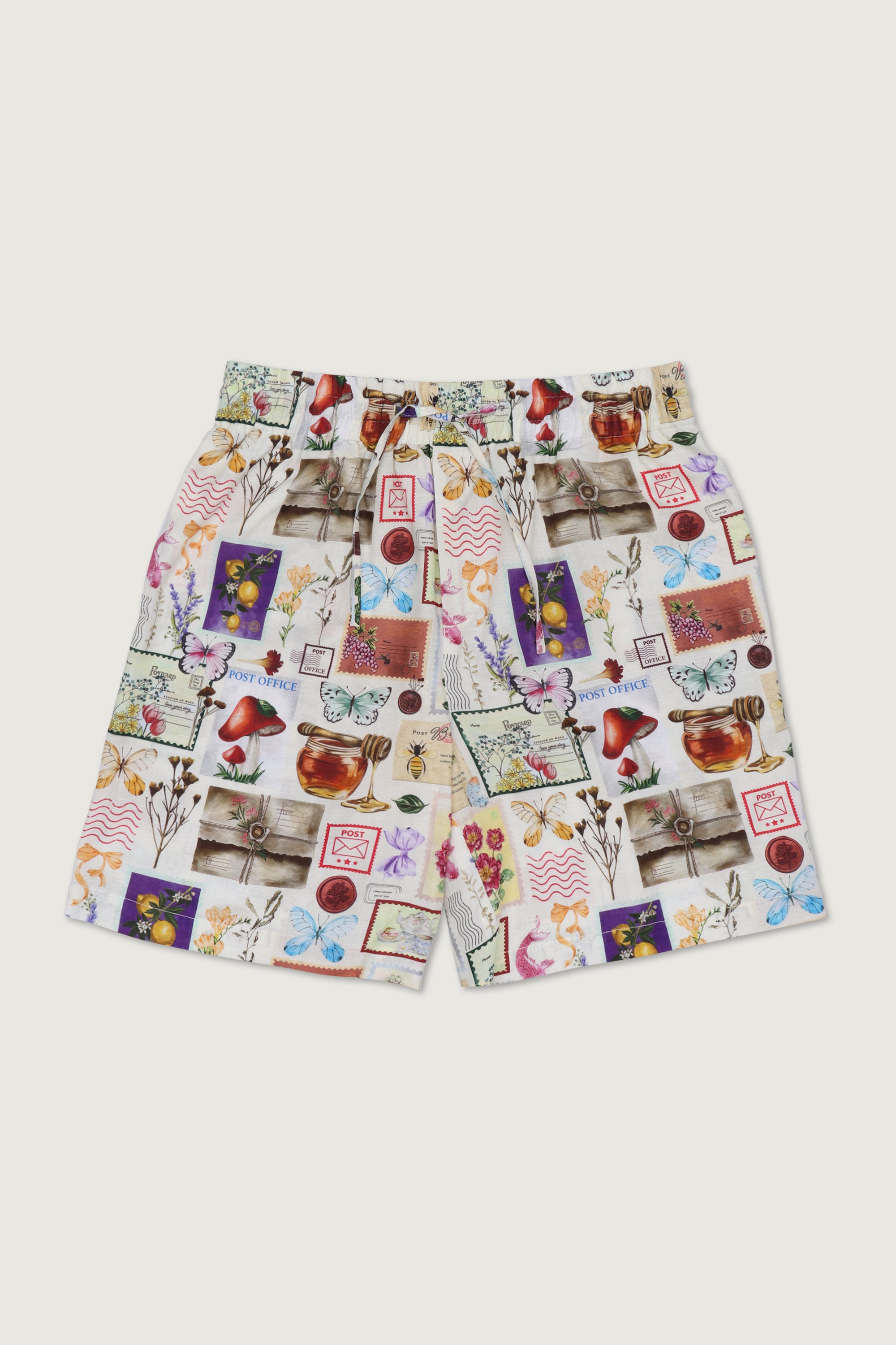 "Postcards from summer" shorts