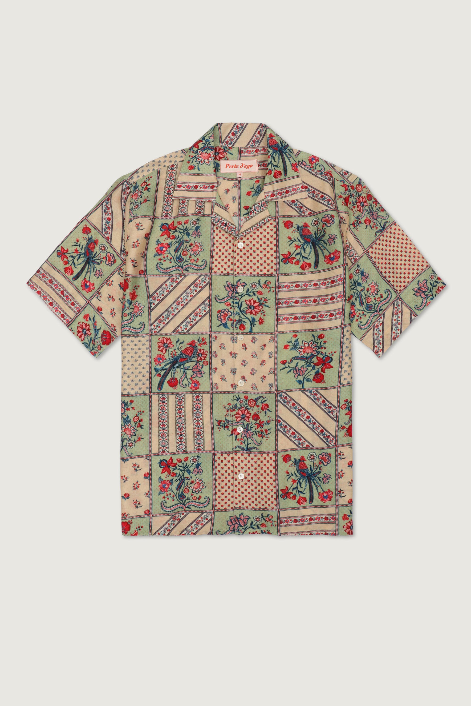 Chintz patchwork print shirt