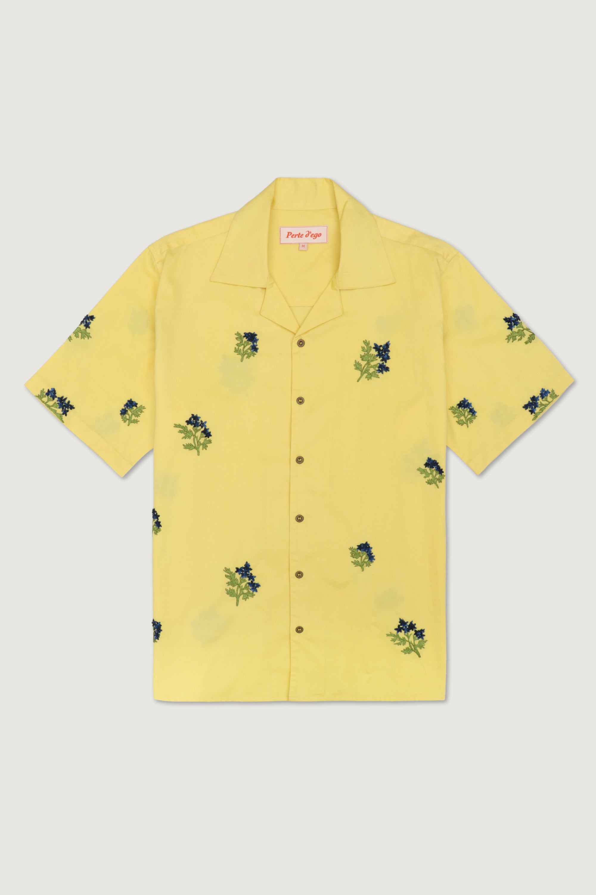 Floral sequins embroidered shirt