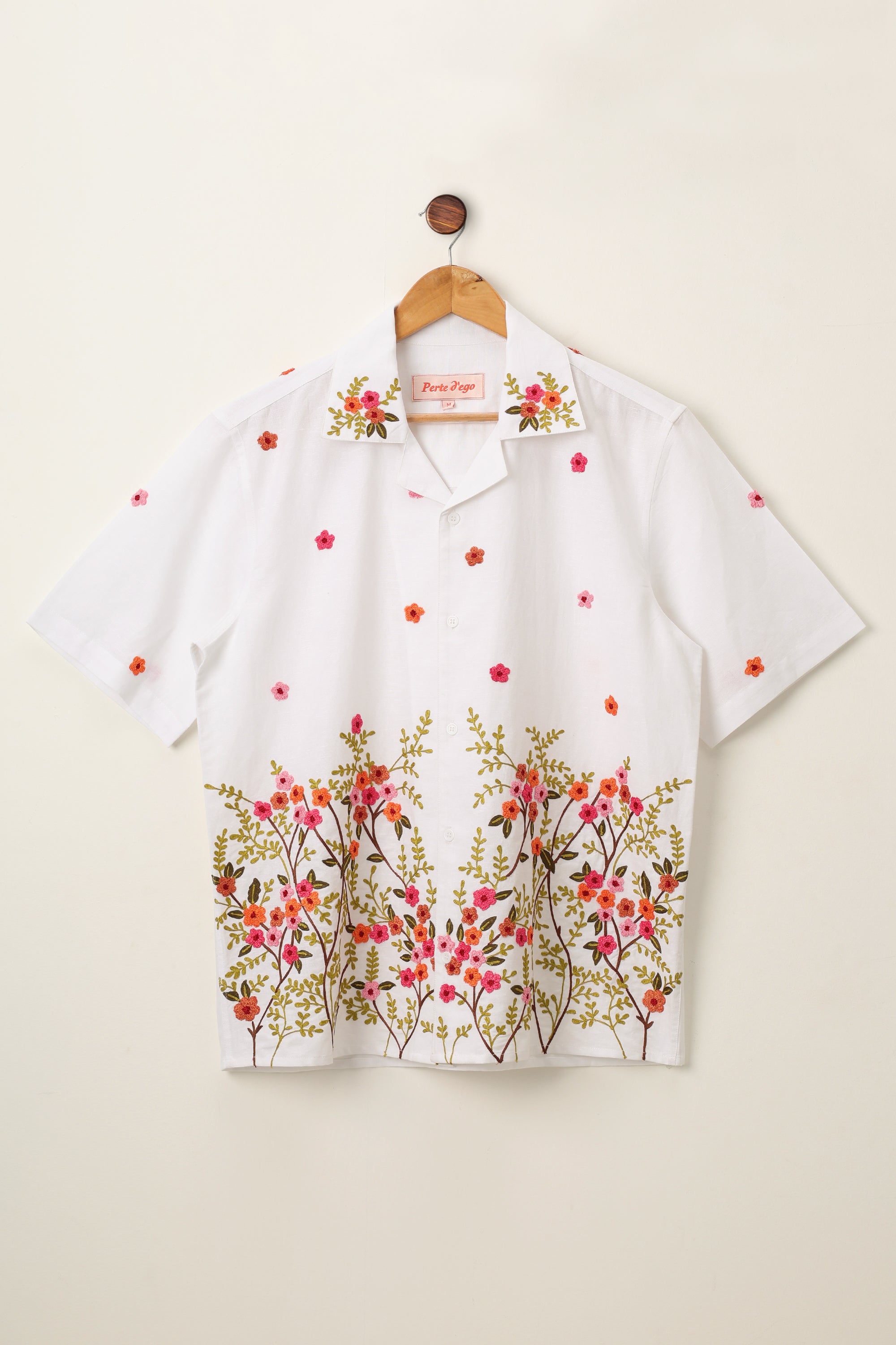 "Garden Party" embroidered Shirt