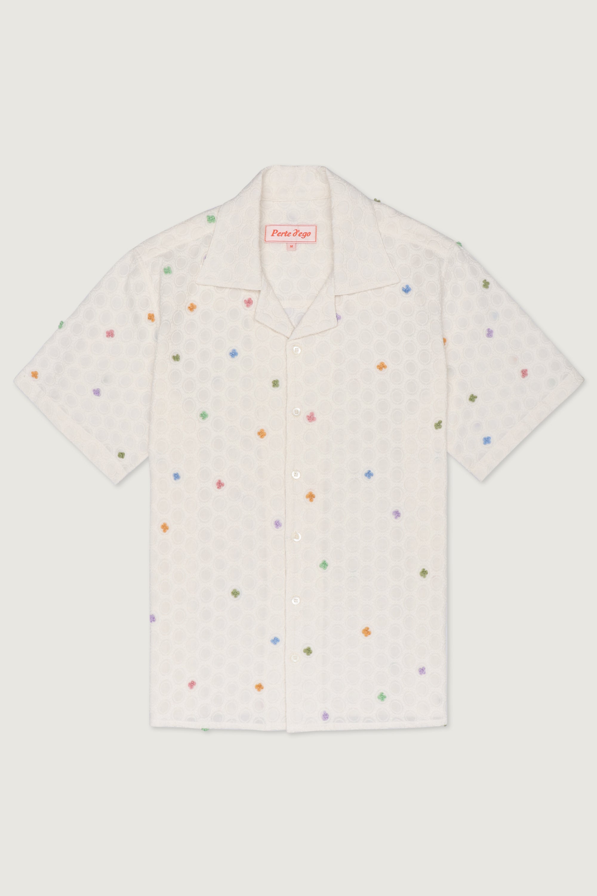 "Tooti frooti" hand embroidered shirt