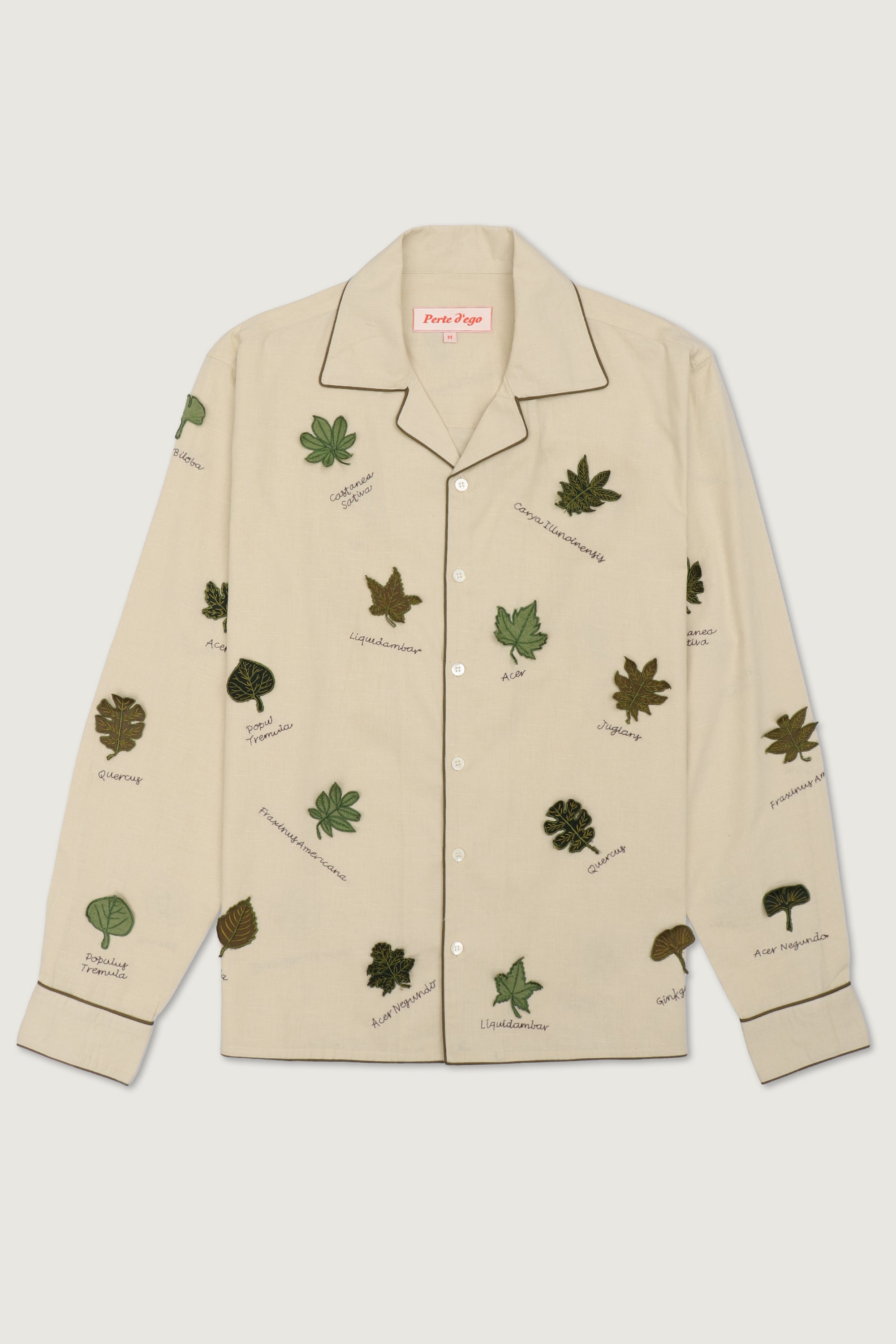 Botanical journal appliqué shirt