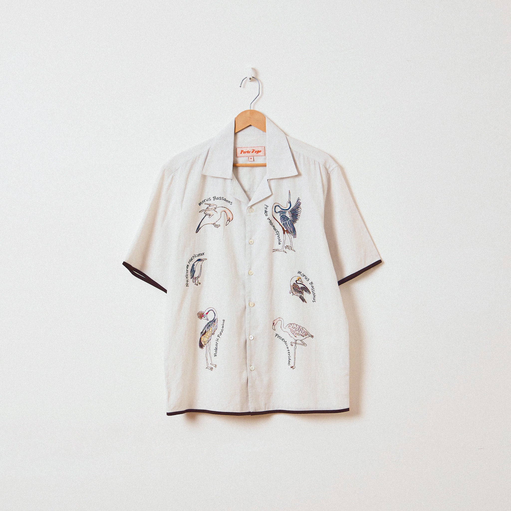 "Le Oiseau" embroidered shirt