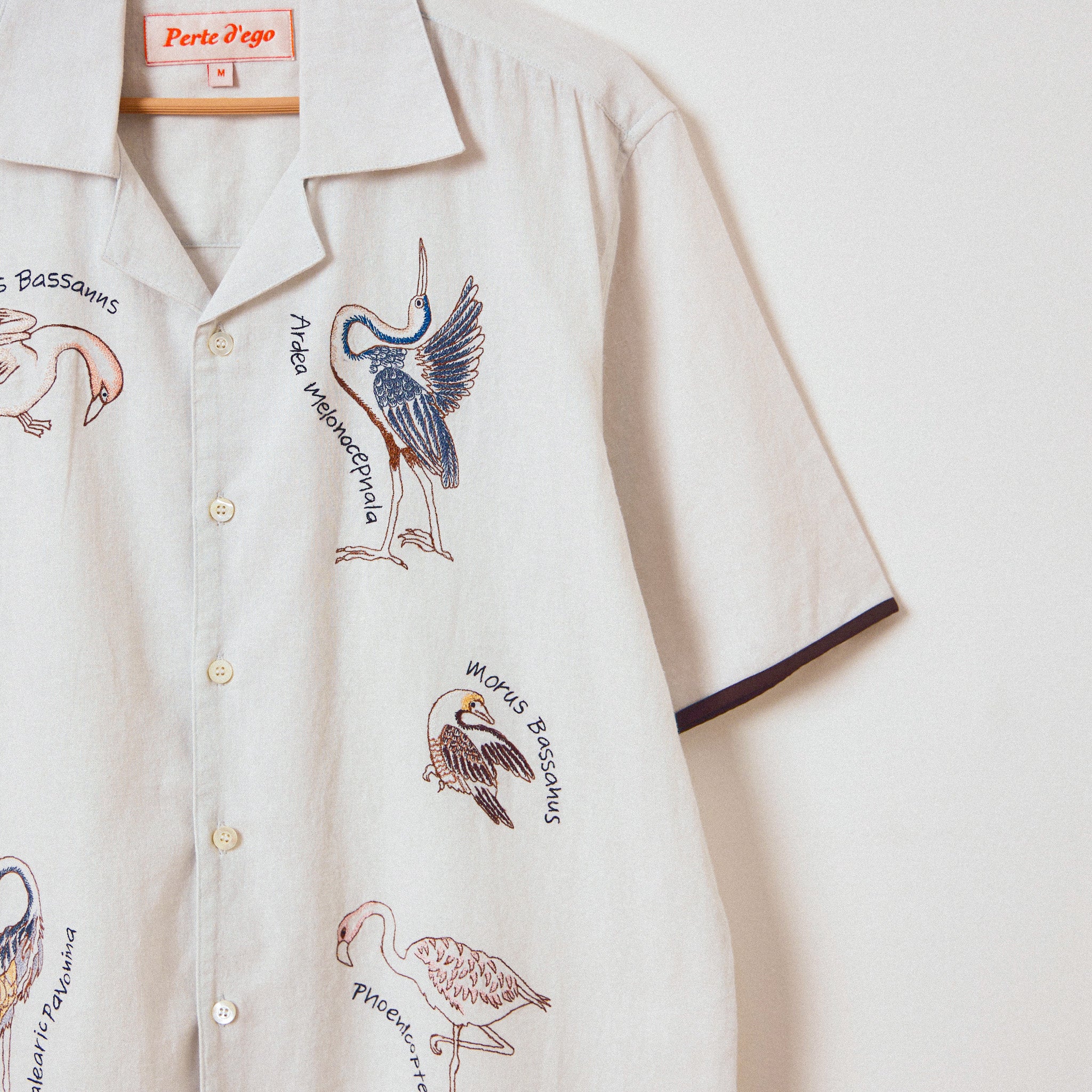 "Le Oiseau" embroidered shirt