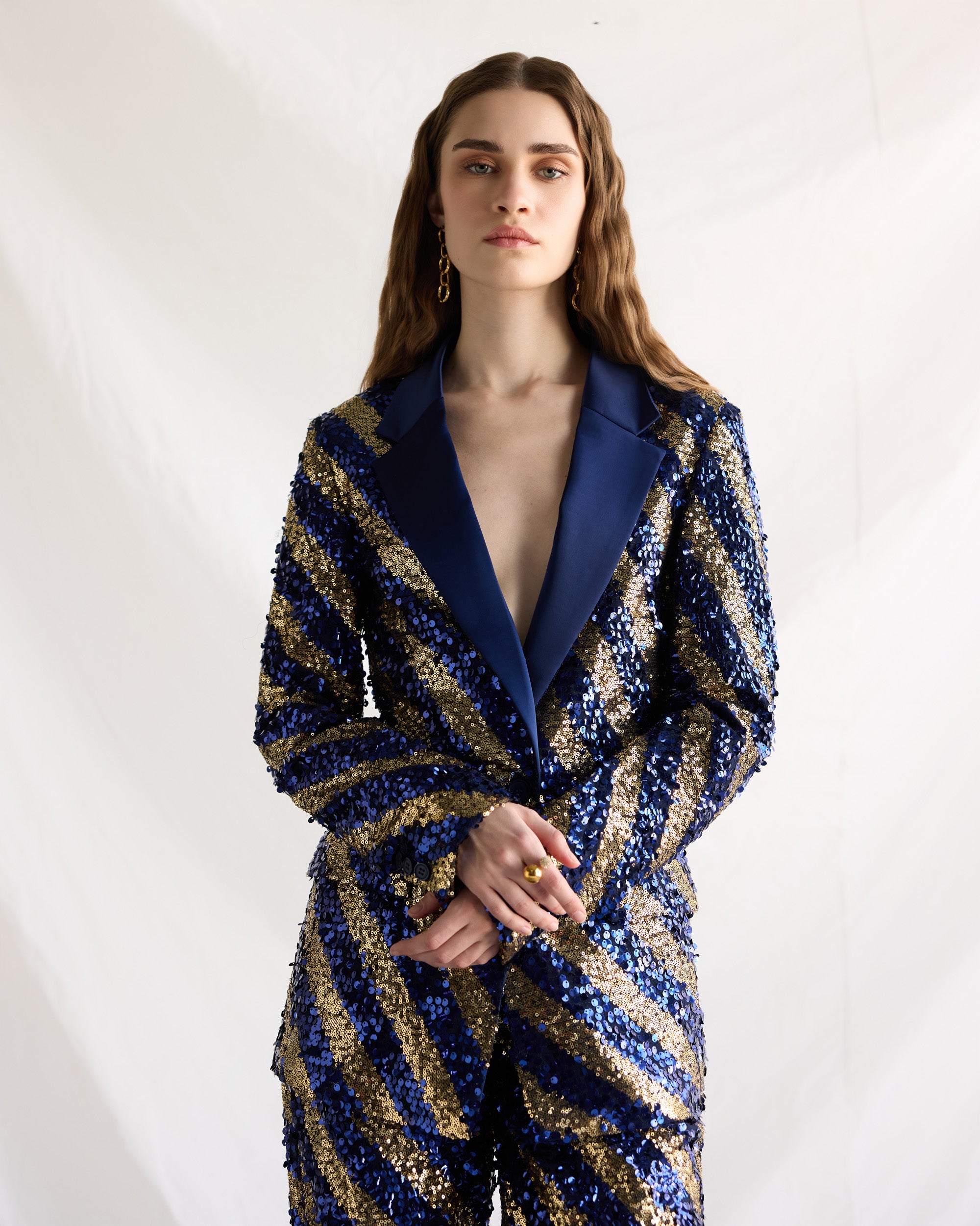 "Le Mallorca" sequinned blazer