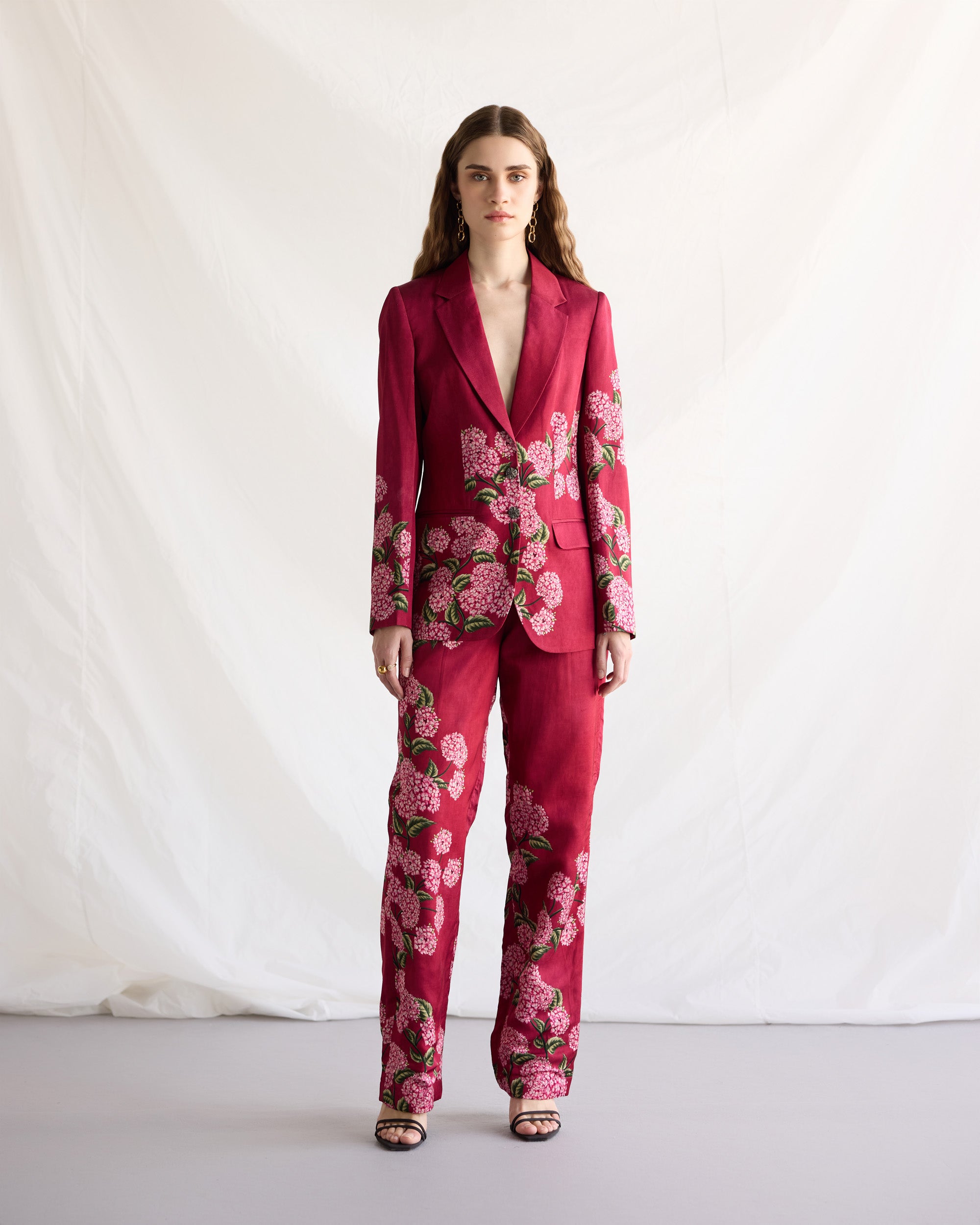 Floral Printed Blazer