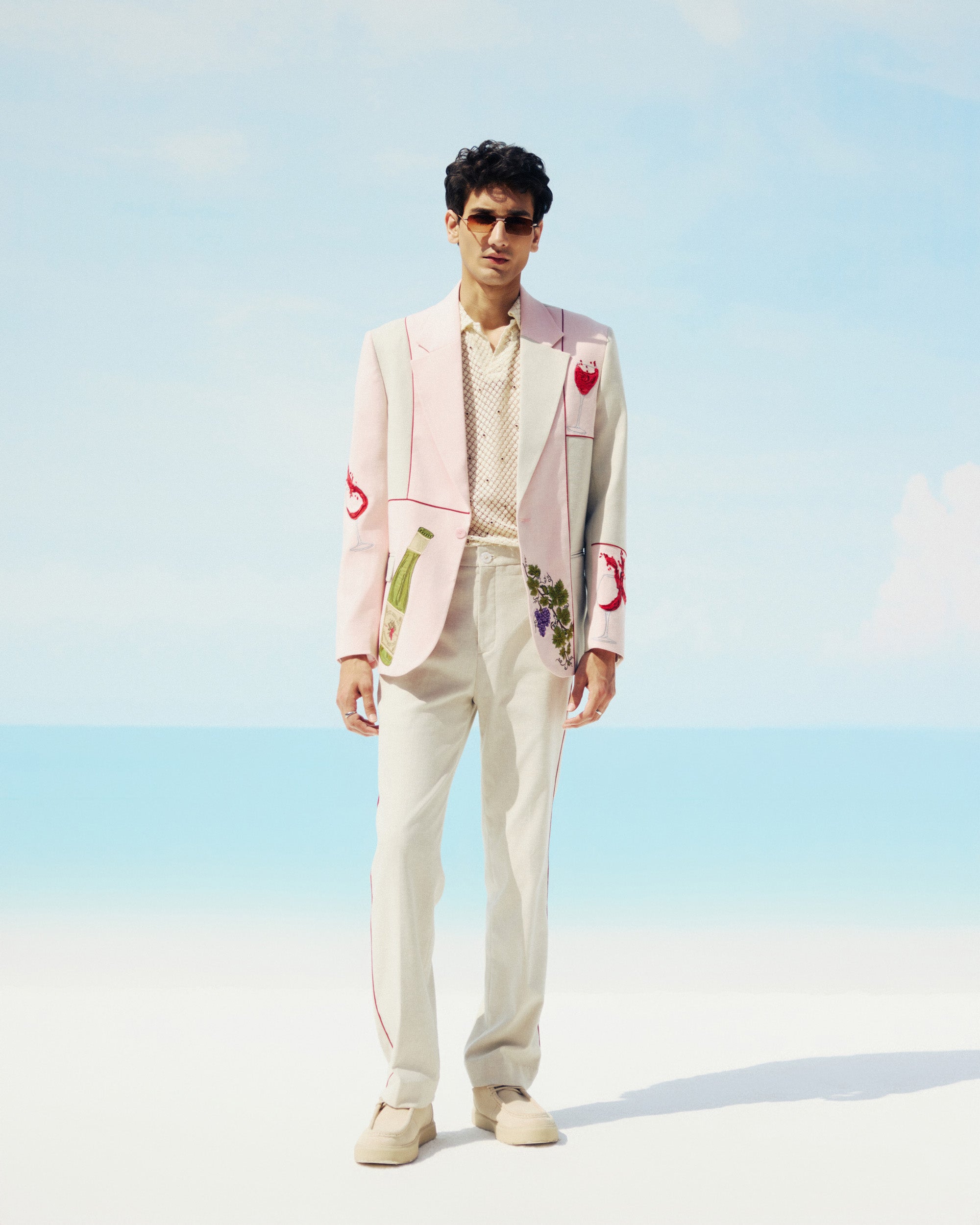 “Le Château” hand embroidered blazer