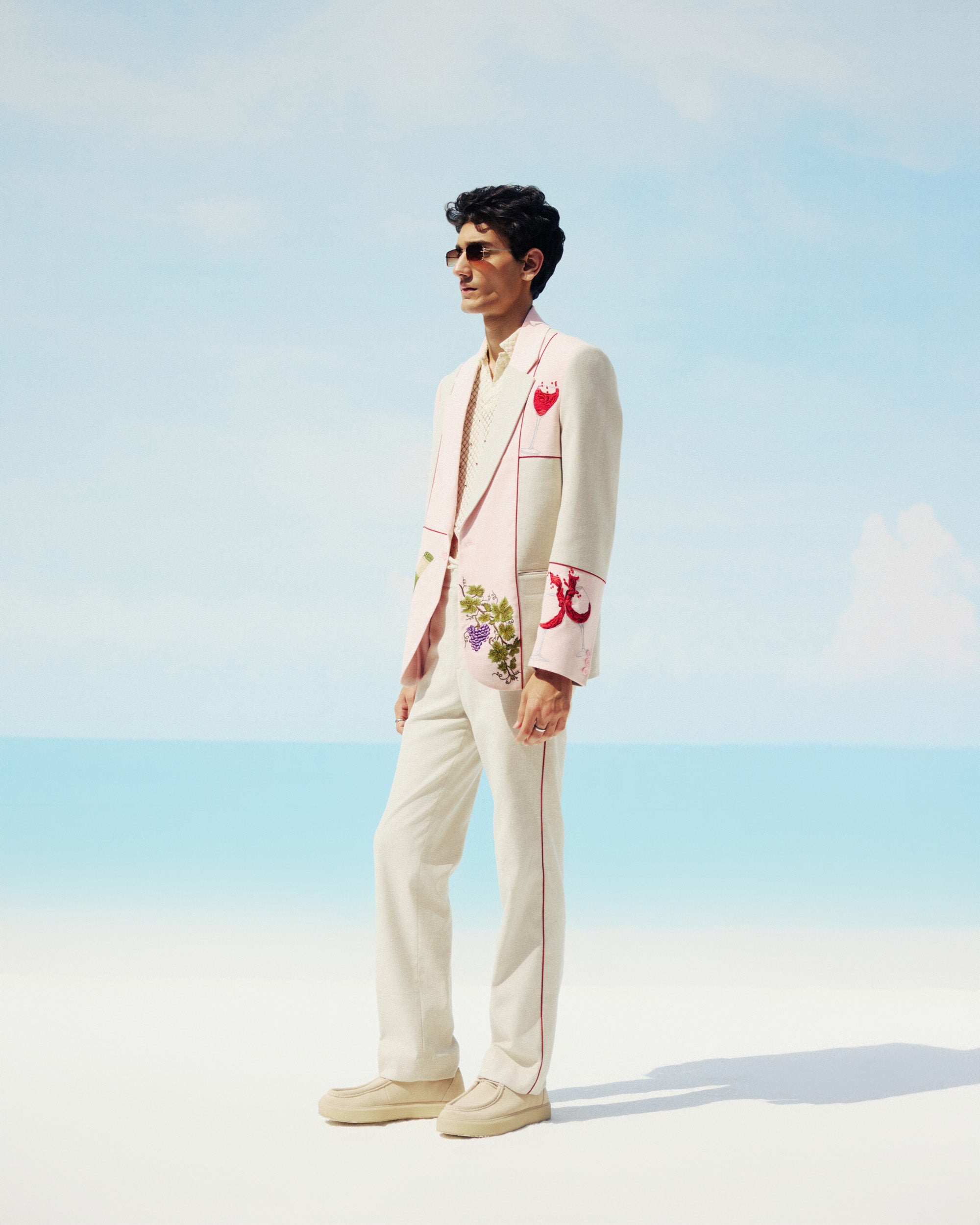 “Le Château” hand embroidered blazer