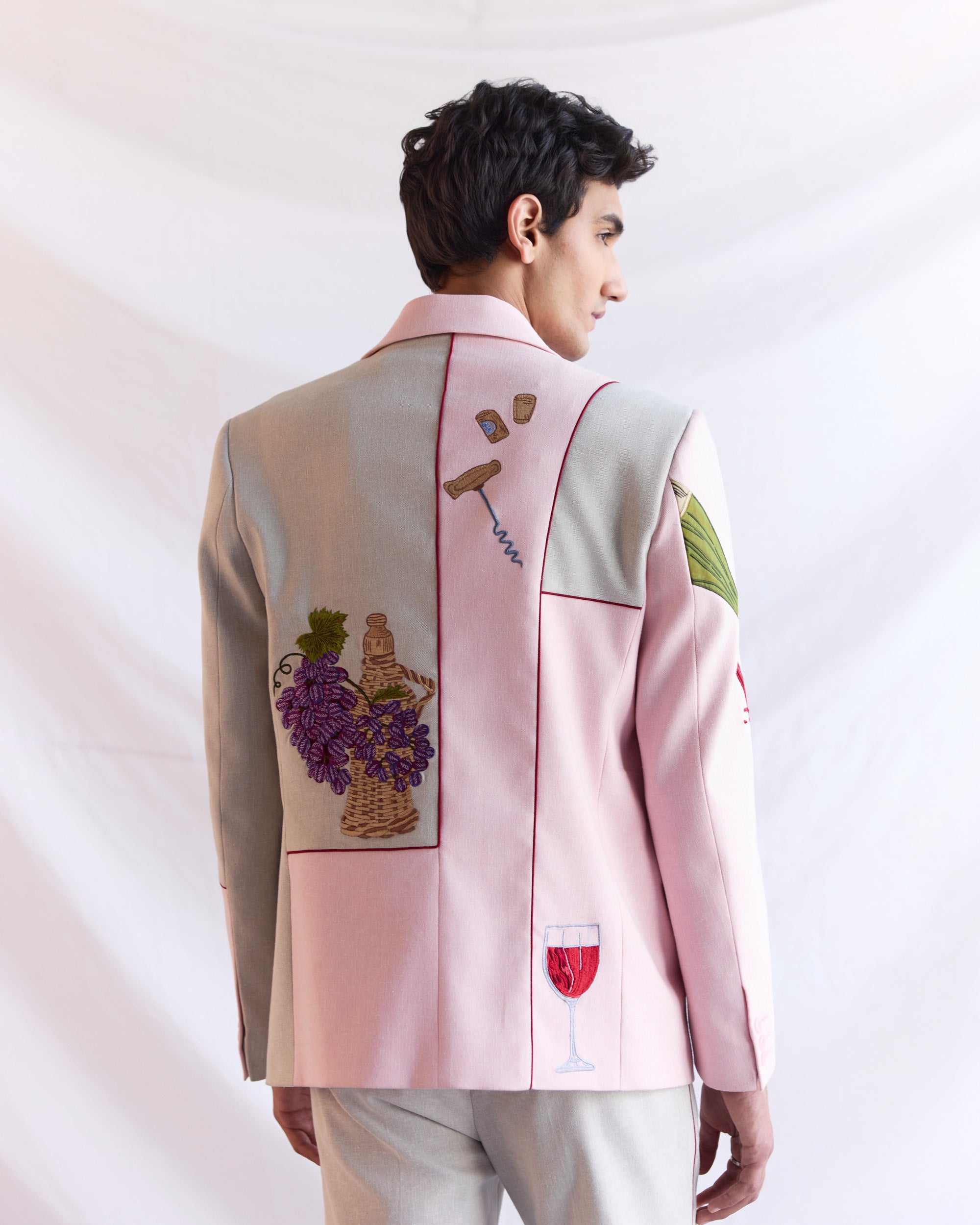 “Le Château” hand embroidered blazer