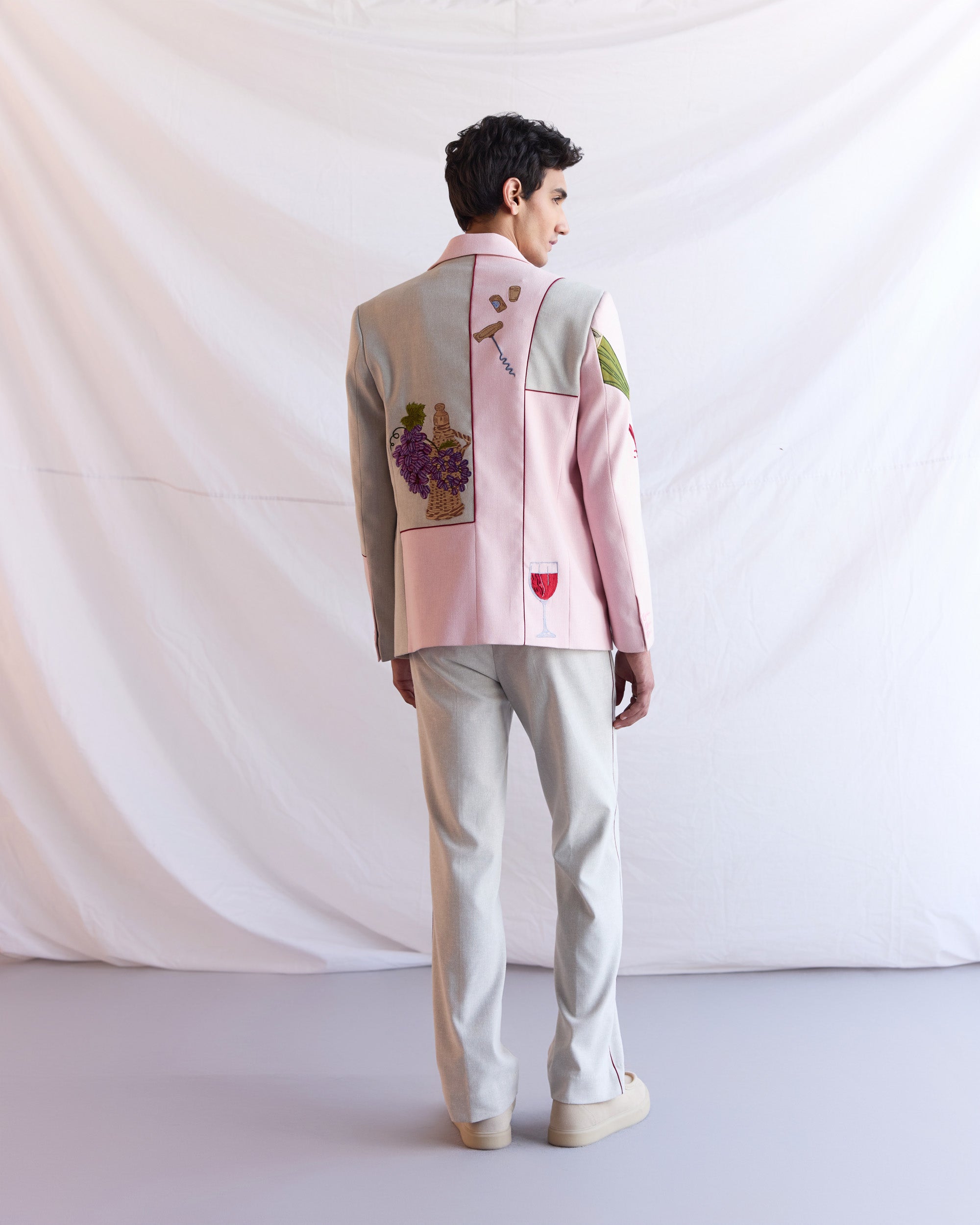 “Le Château” hand embroidered blazer