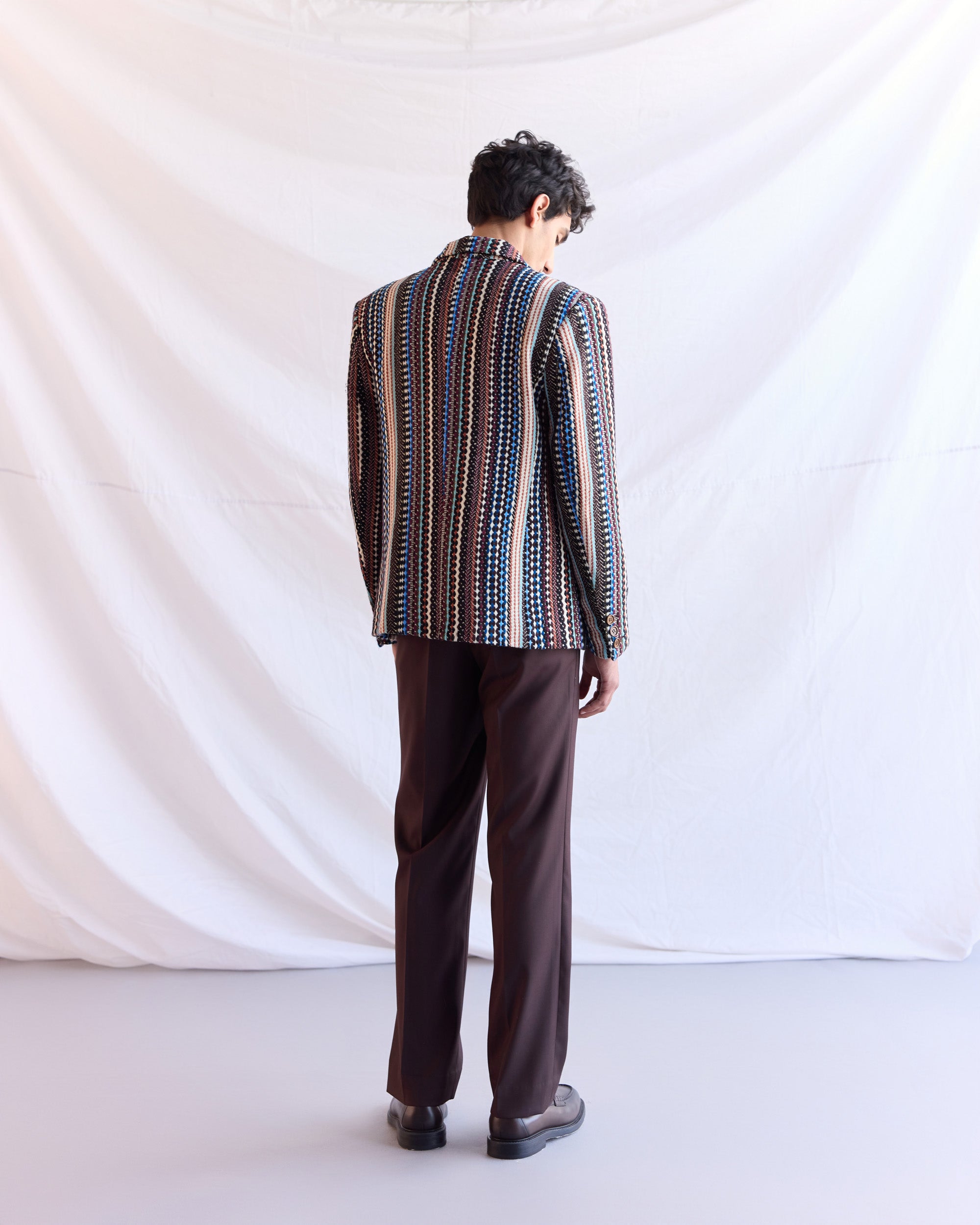 "Le Trinidad Tides" textured Blazer