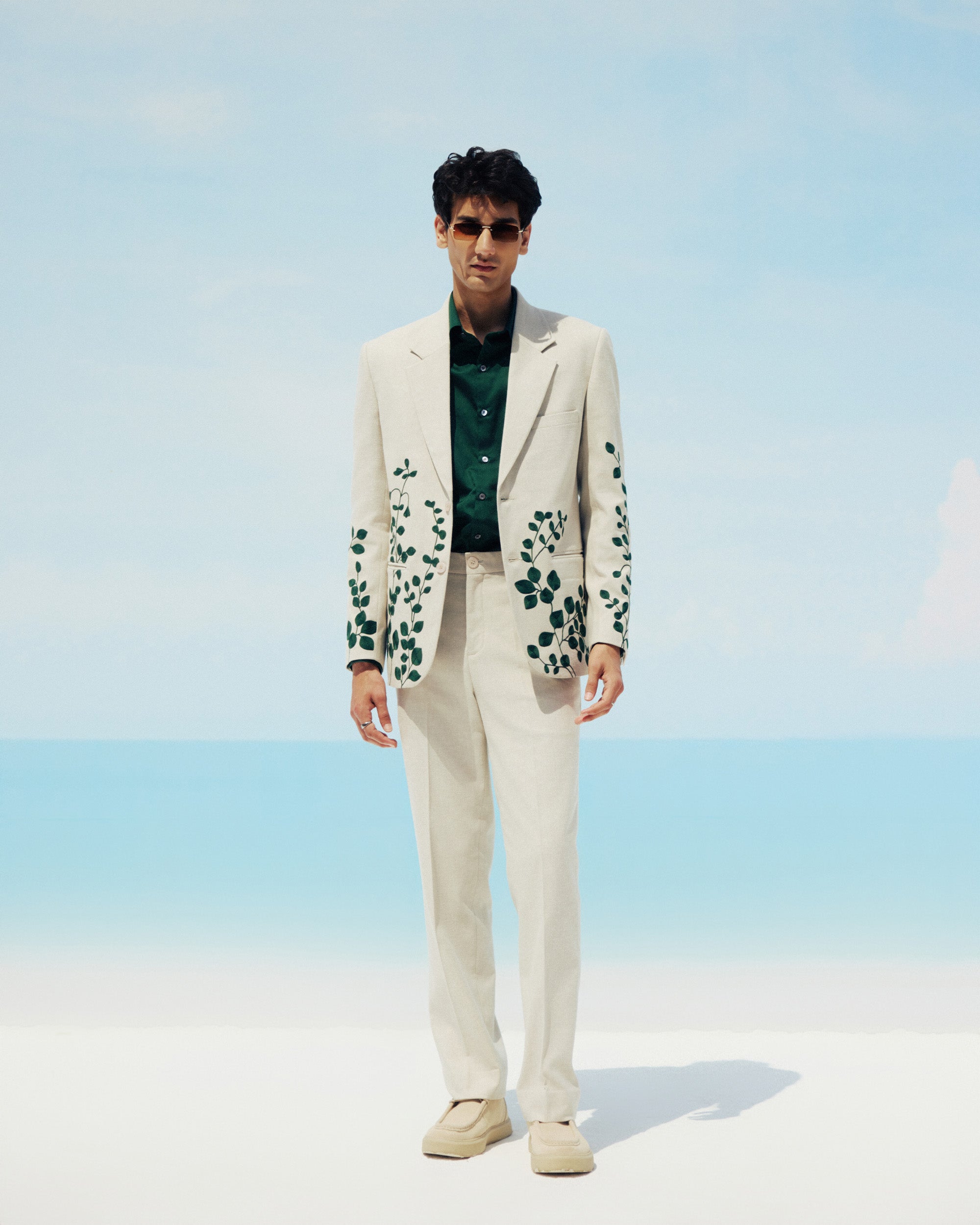 Whispering Vines embroidered Blazer