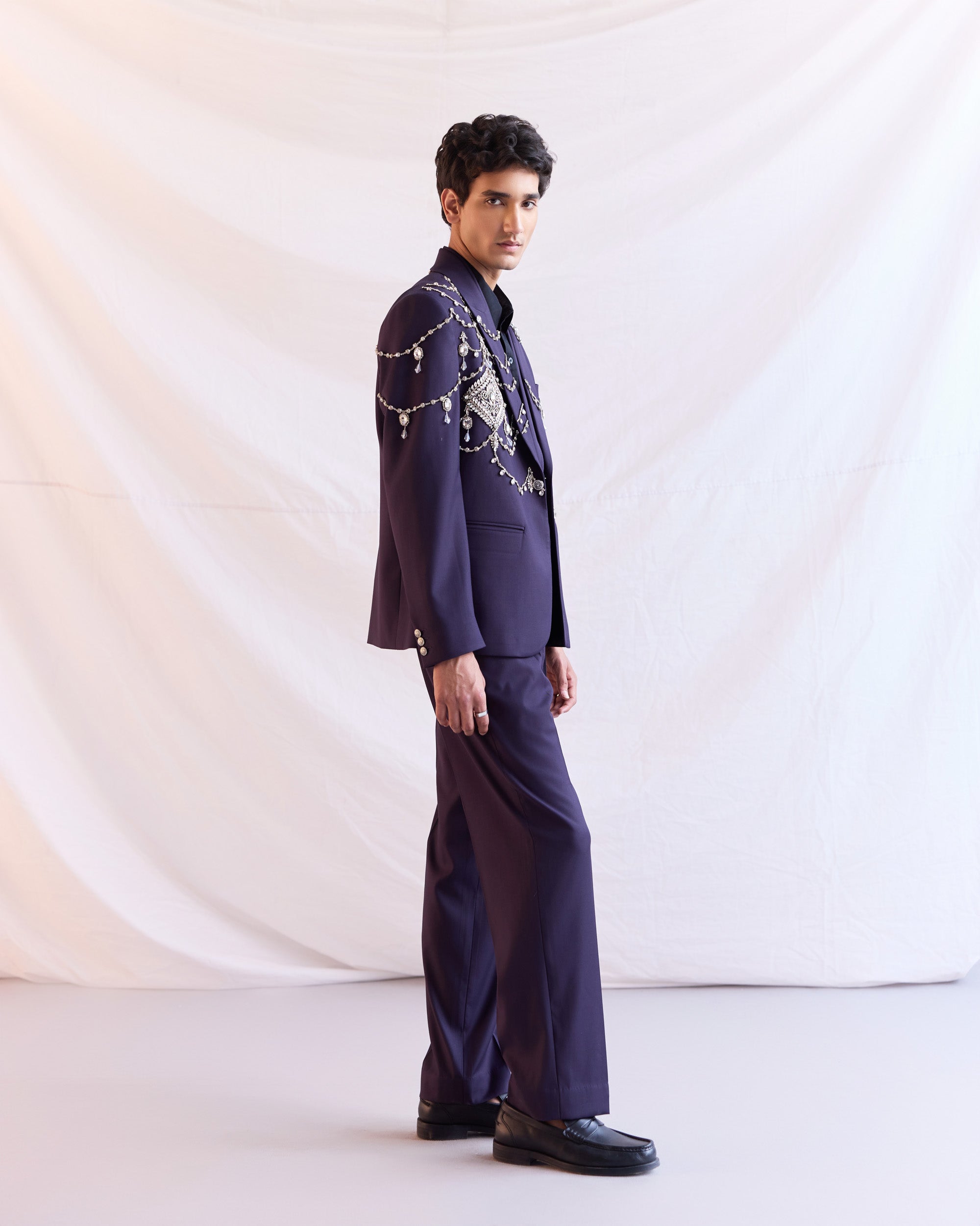 Formal pants- Purple