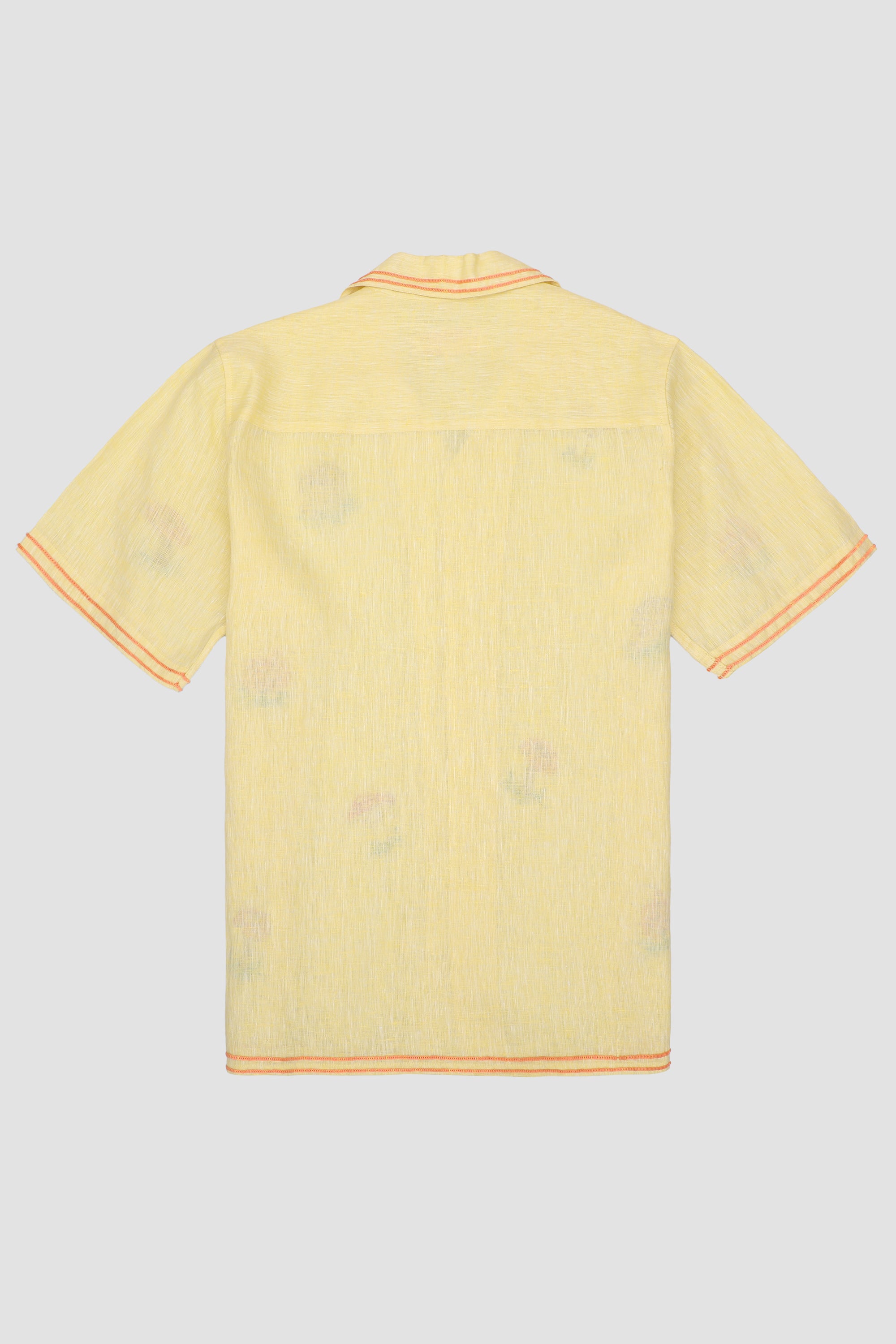 "Le mushroom" hand embroidered shirt