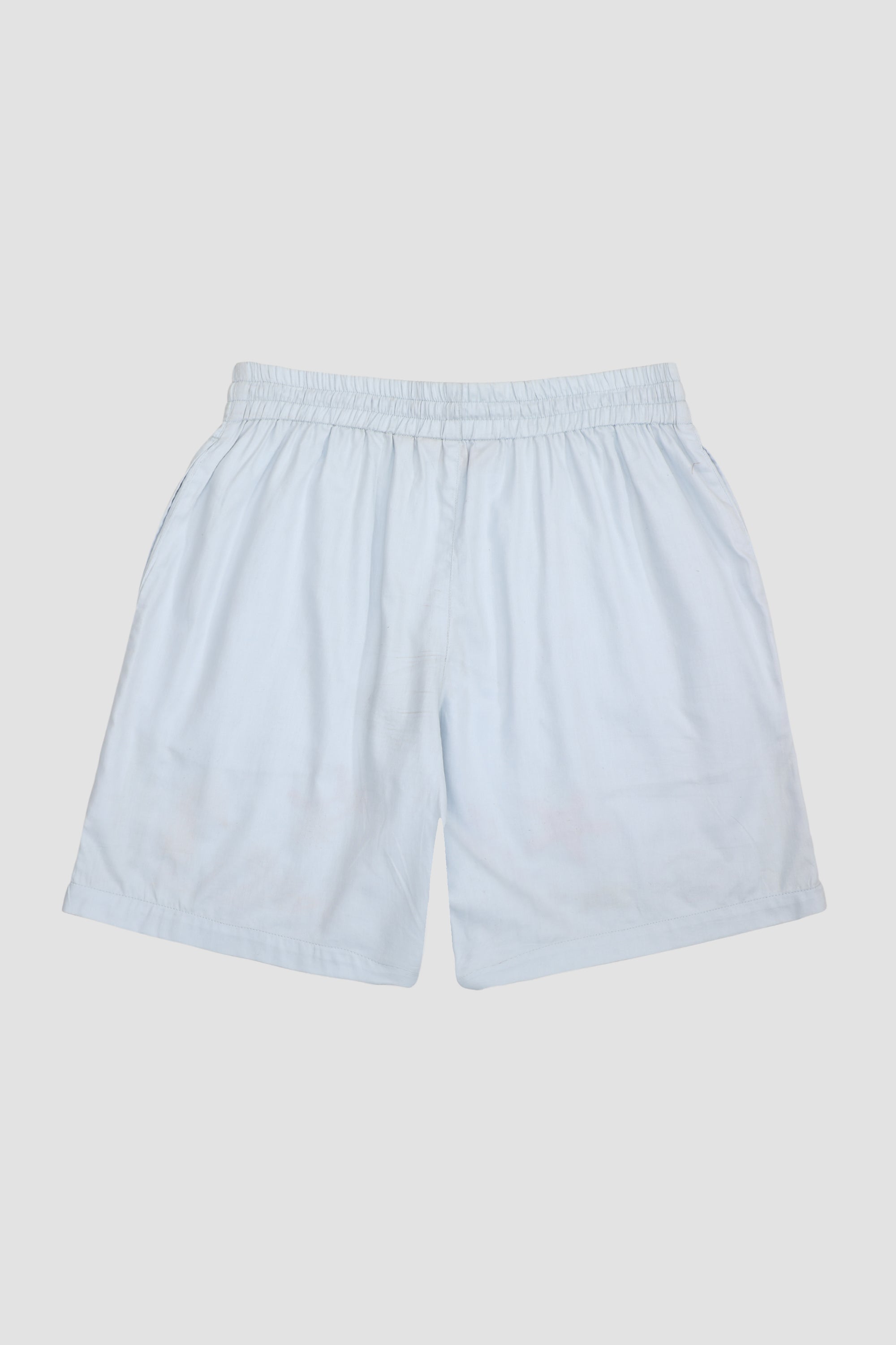 Sea life hand embroidered shorts