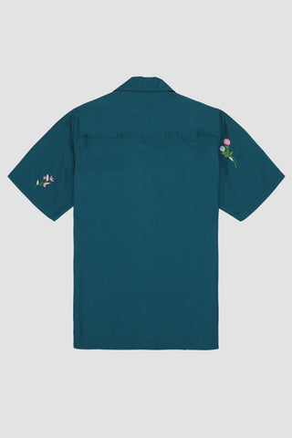 "Floral bunch" hand embroidered Shirt