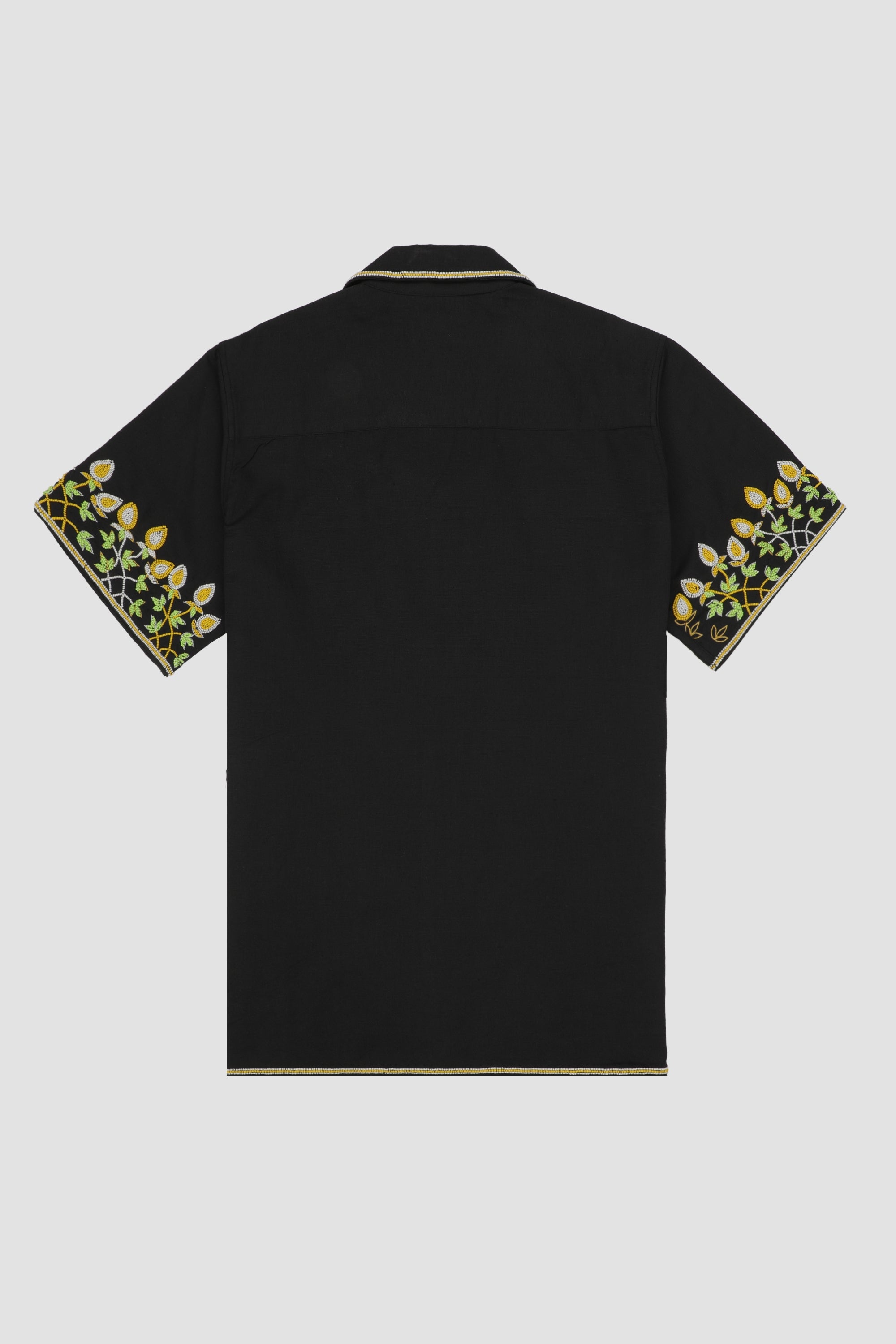 Floral beadborder shirt