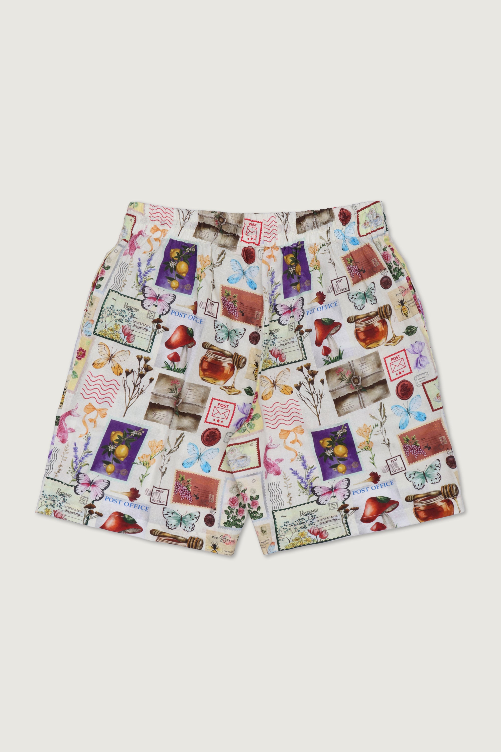 "Postcards from summer" shorts