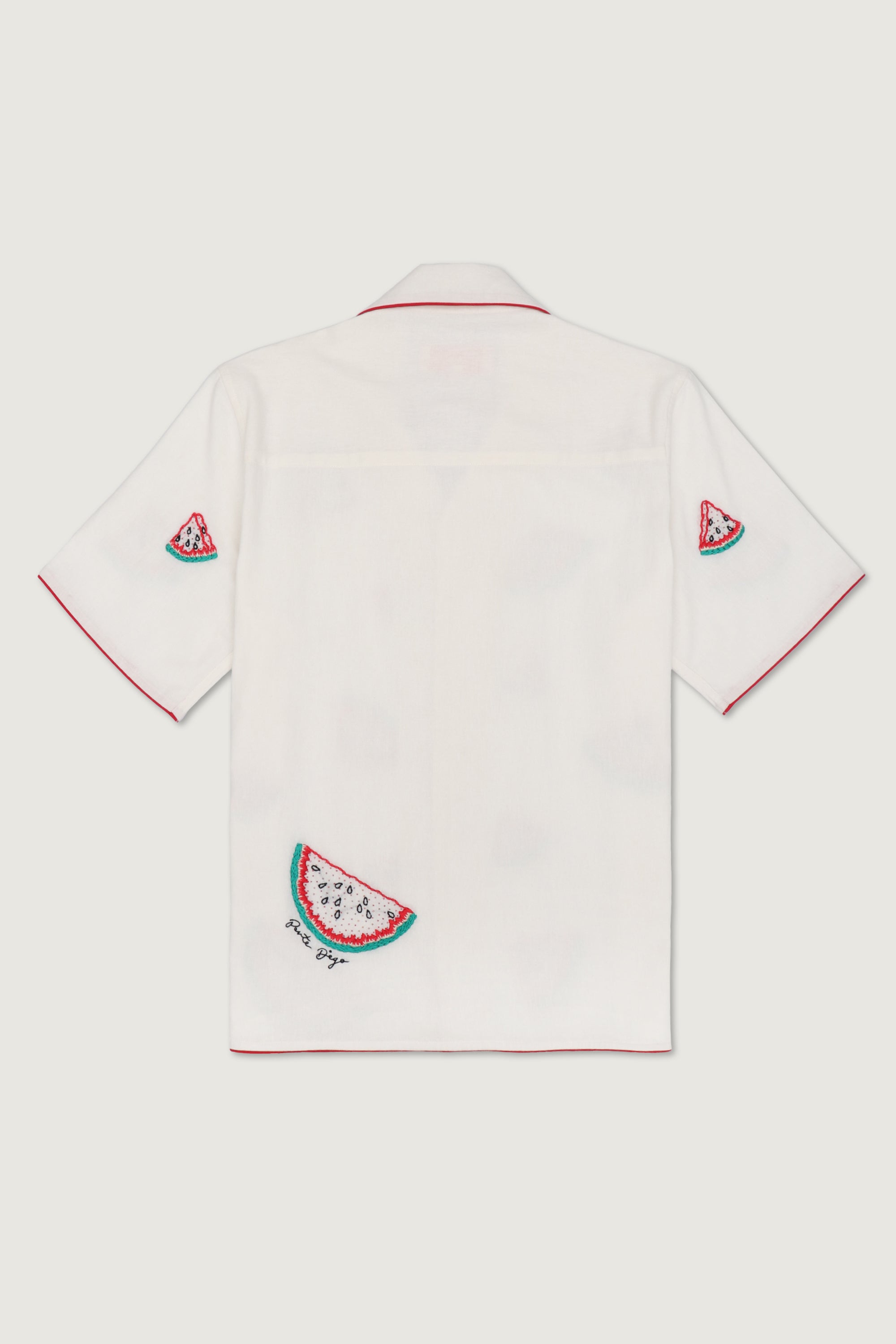 Hand embroidered watermelon Shirt