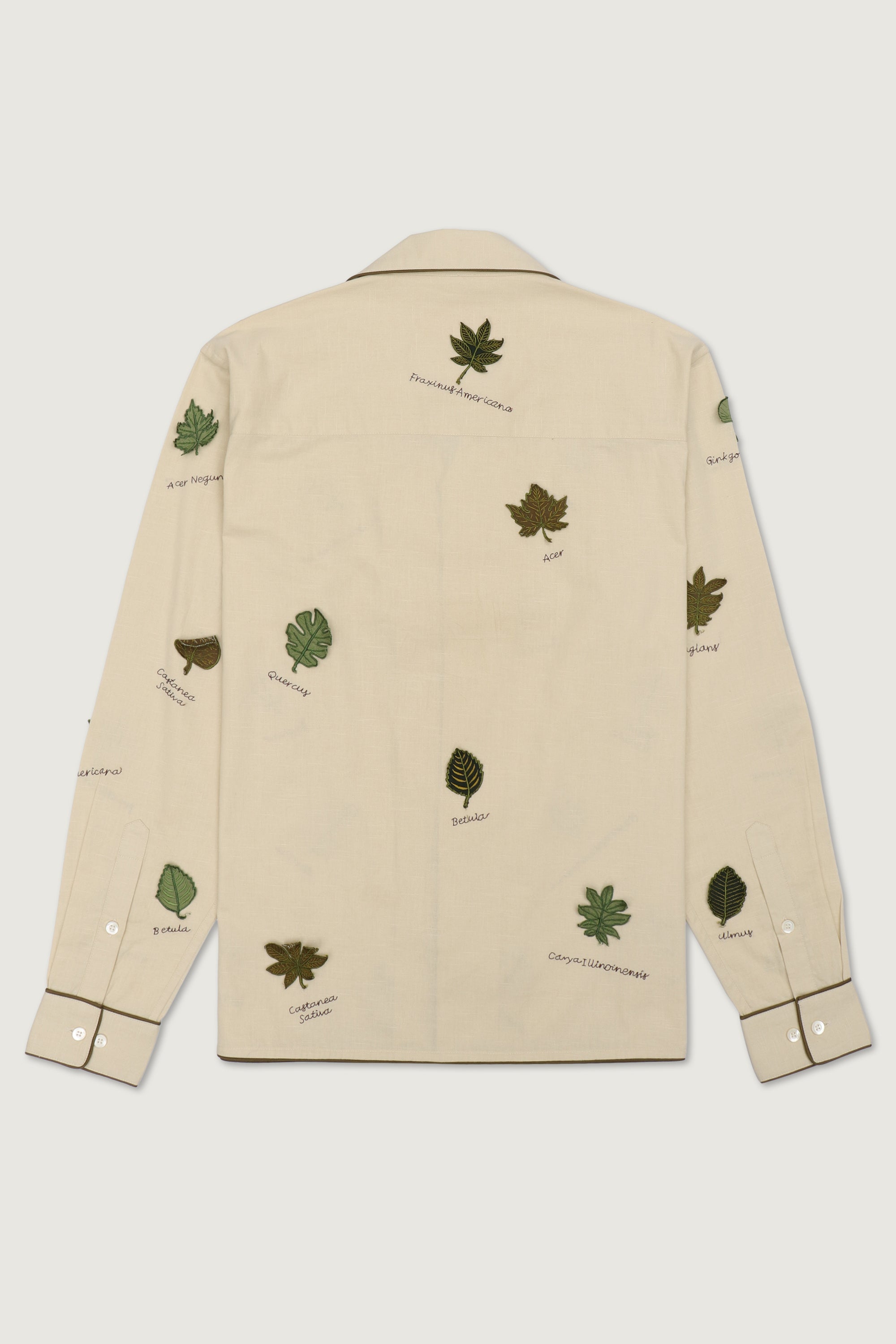 Botanical journal appliqué shirt