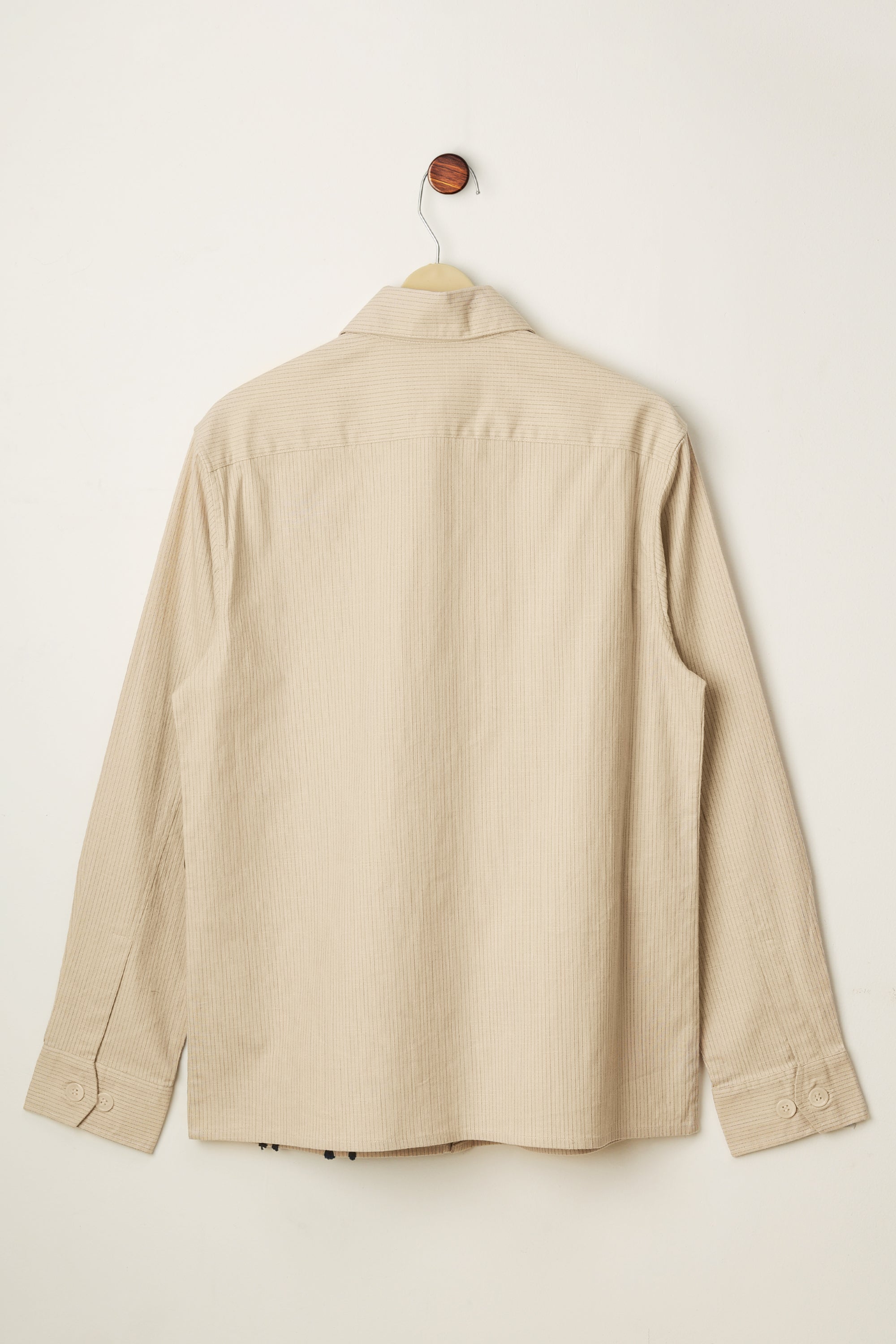 "Blue Floral" Embroidered Overshirt