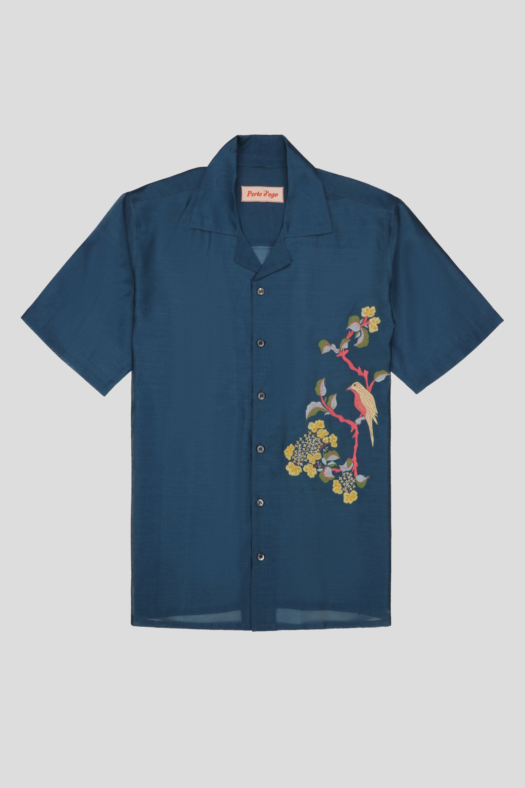 Barbados hand embroidered Shirt