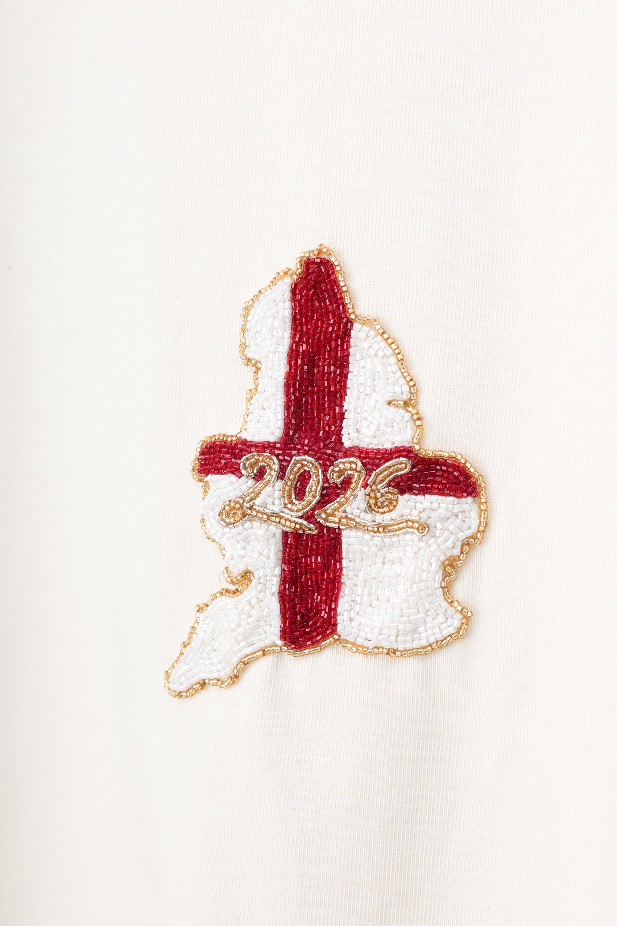 "Le England 2026" hand embroidered T-Shirt